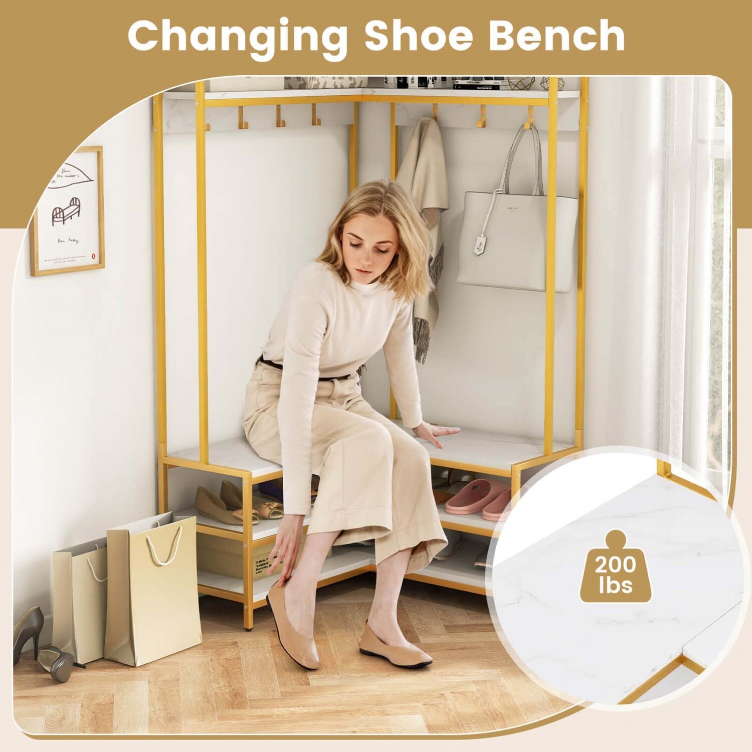 Costway CSHY004183 Coatrack-Stands-Pedestals - View #7