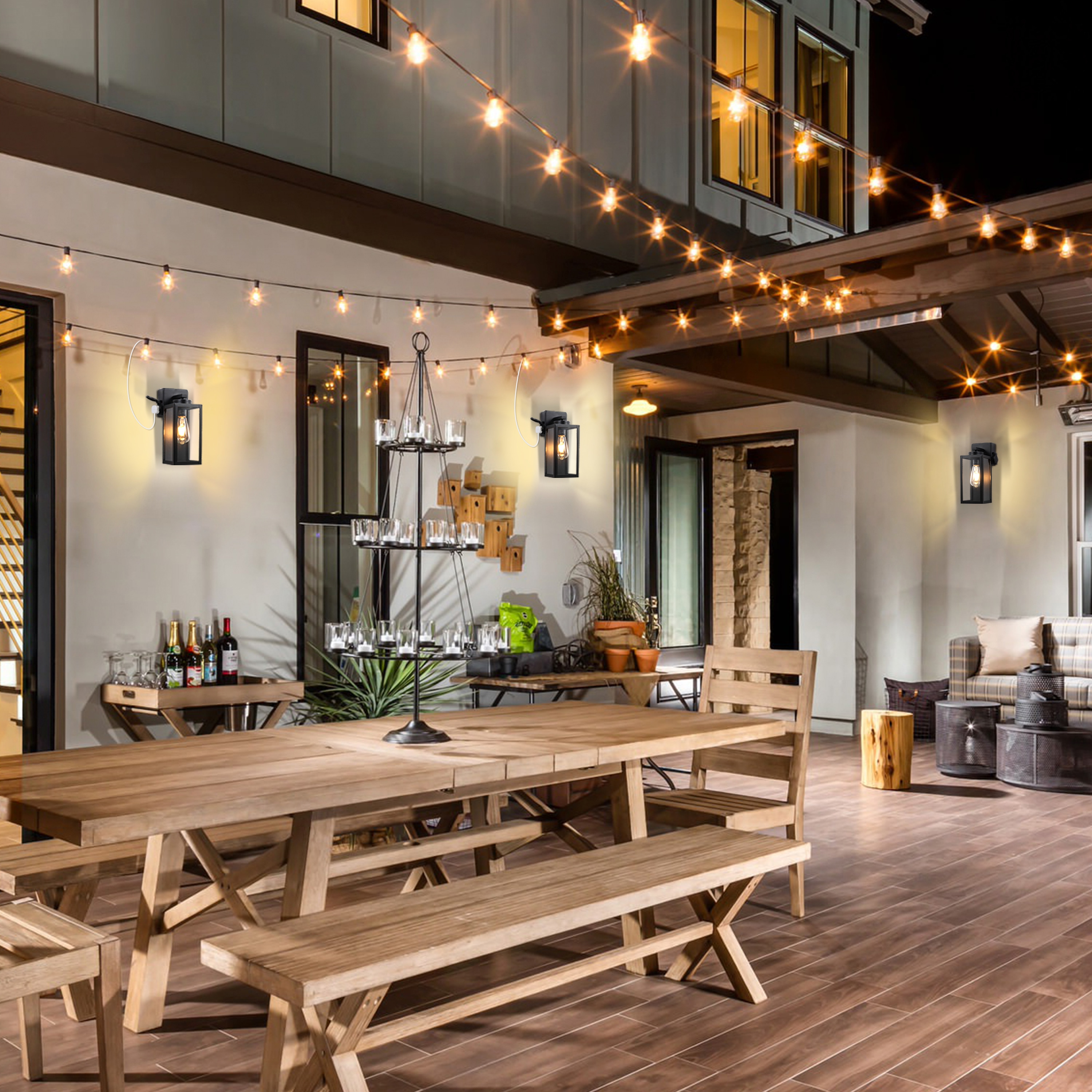 C Cattleya LCA2562-LIN-2W Outdoor-Wall-Lighting - View #8