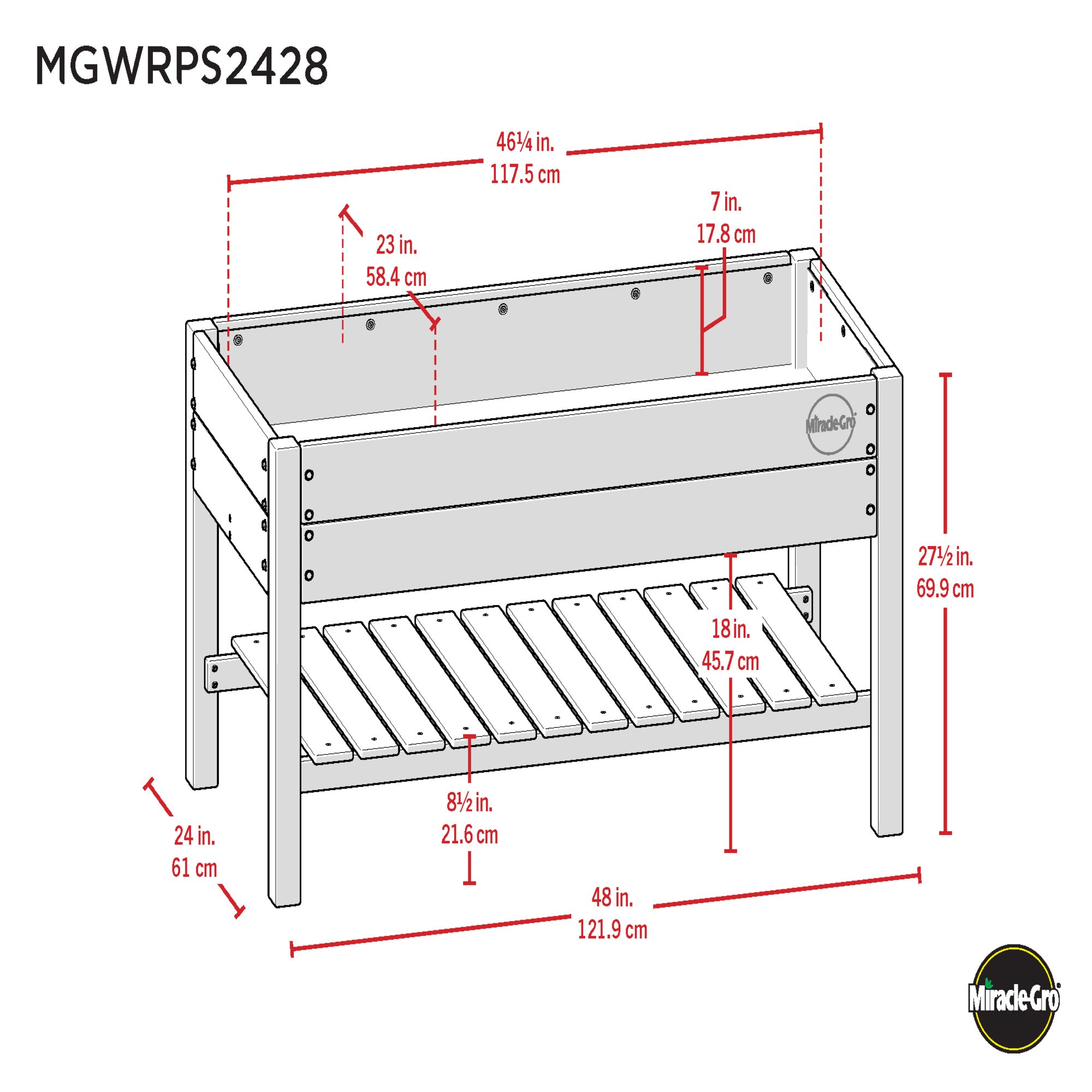 Miracle-Gro MGWRPS2428 Raised-Garden-Beds - View #3