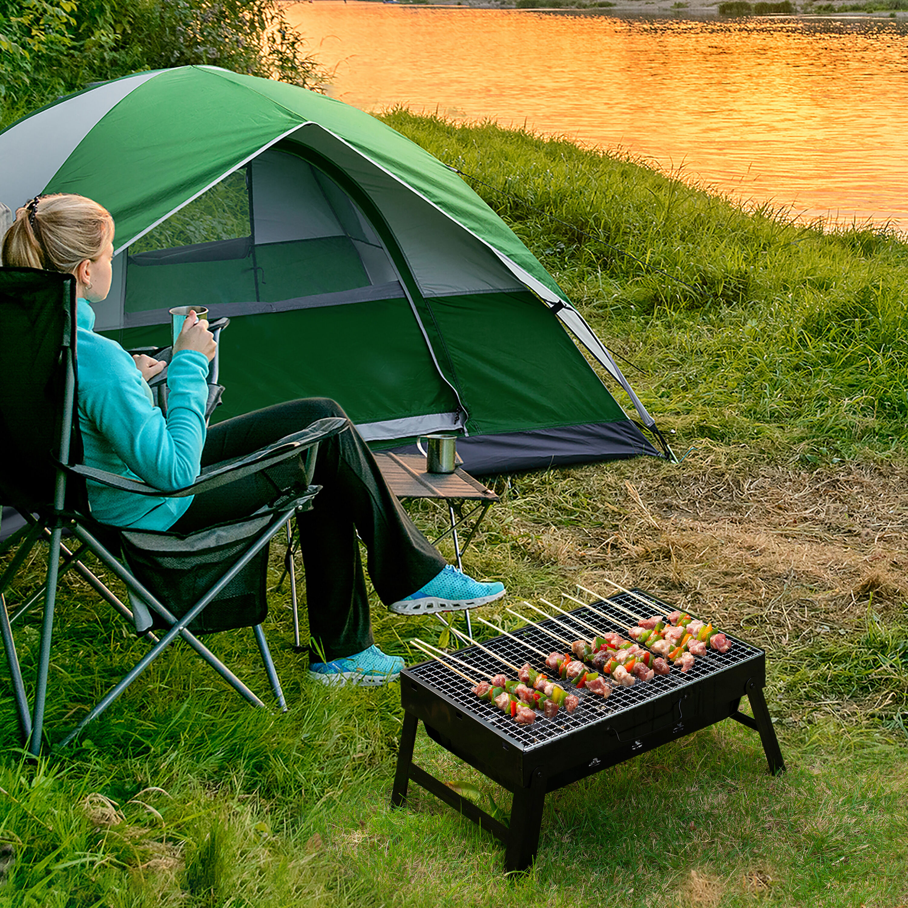 Gardenised QI004806 Tabletop-Grills - View #4