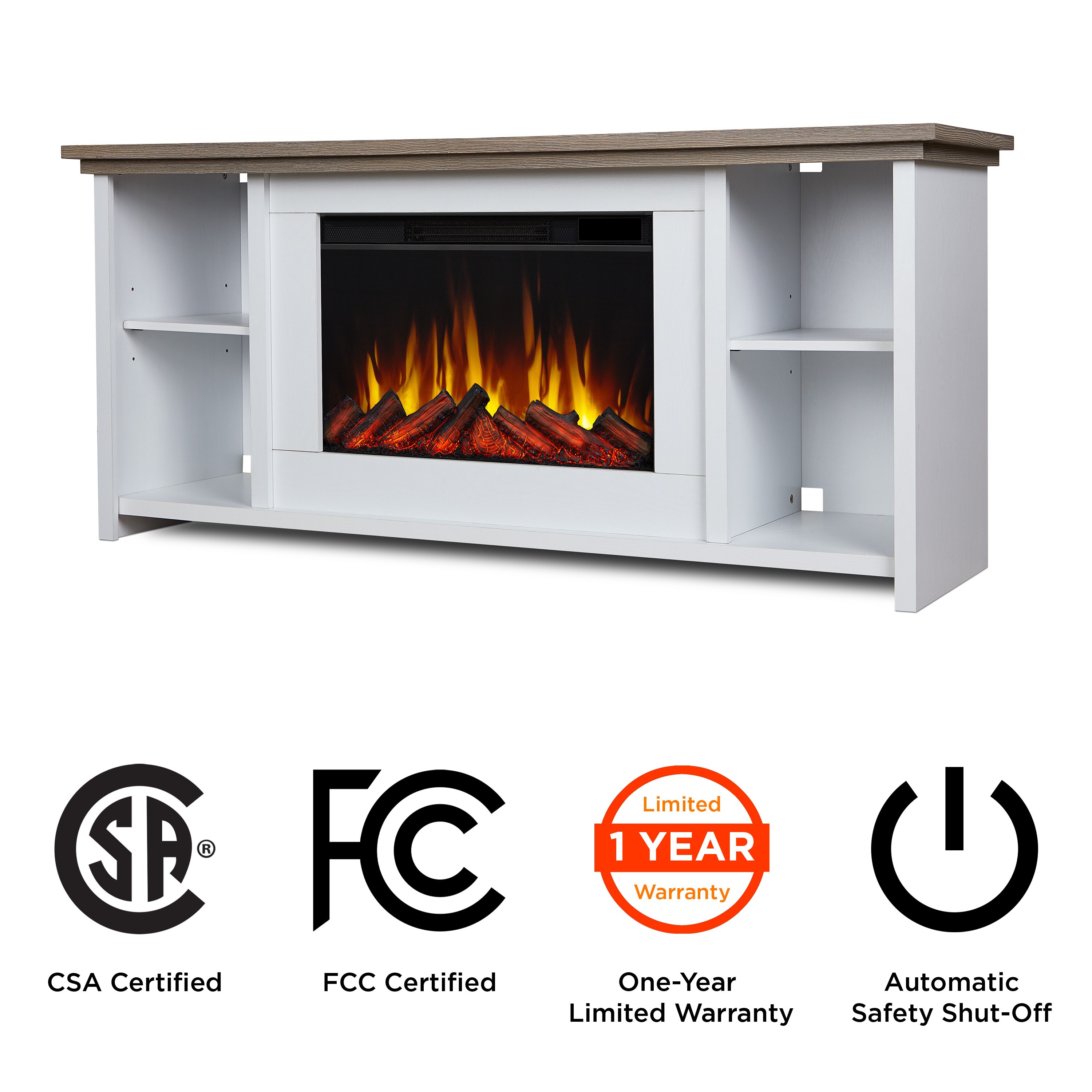 Real Flame 13055E-WHT Electric-Fireplaces - View #19