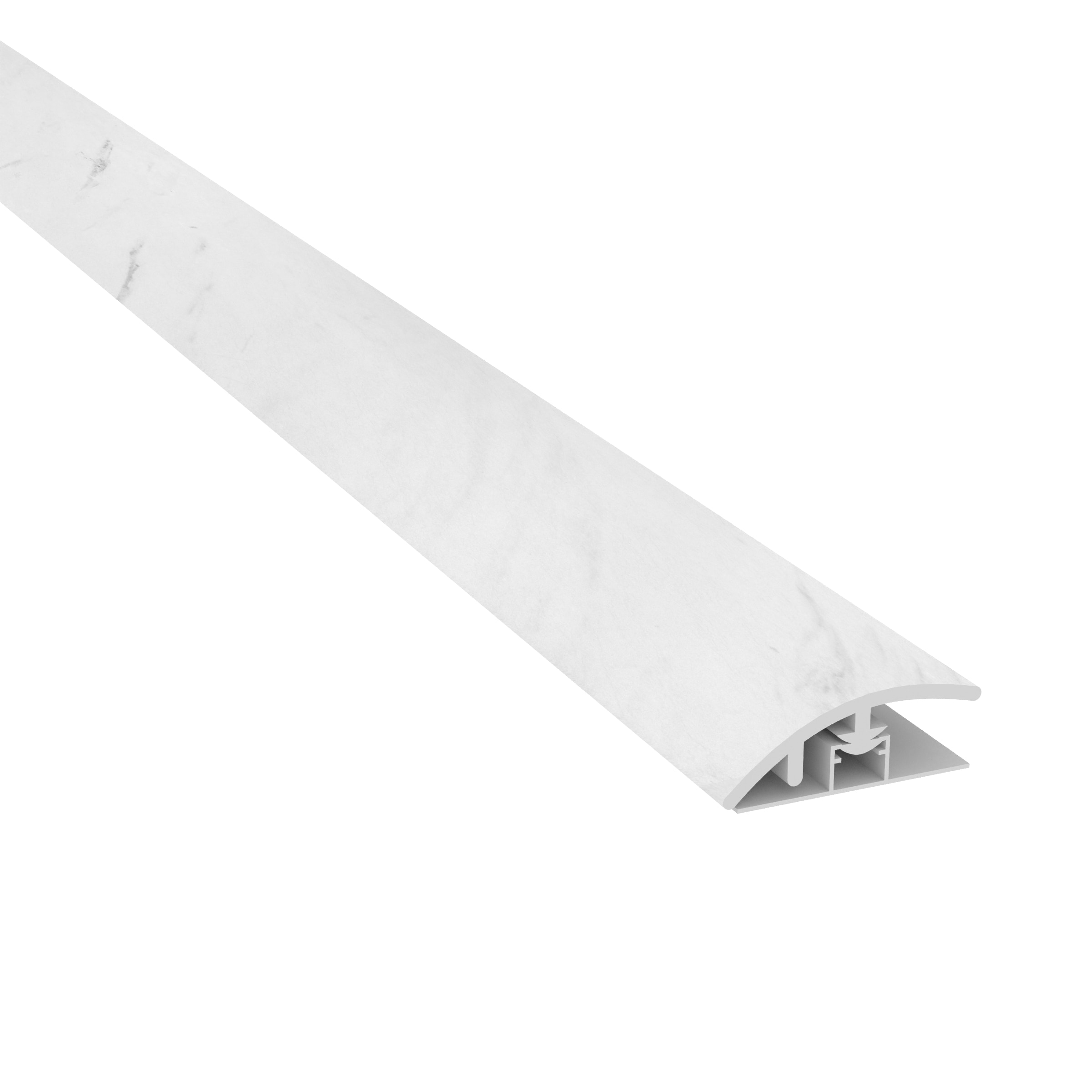 CALI 7701000412 Shorebreak Sea Cliff Marble 0.47-in T x 1.77-in W x 72.83-in L Vinyl Reducer