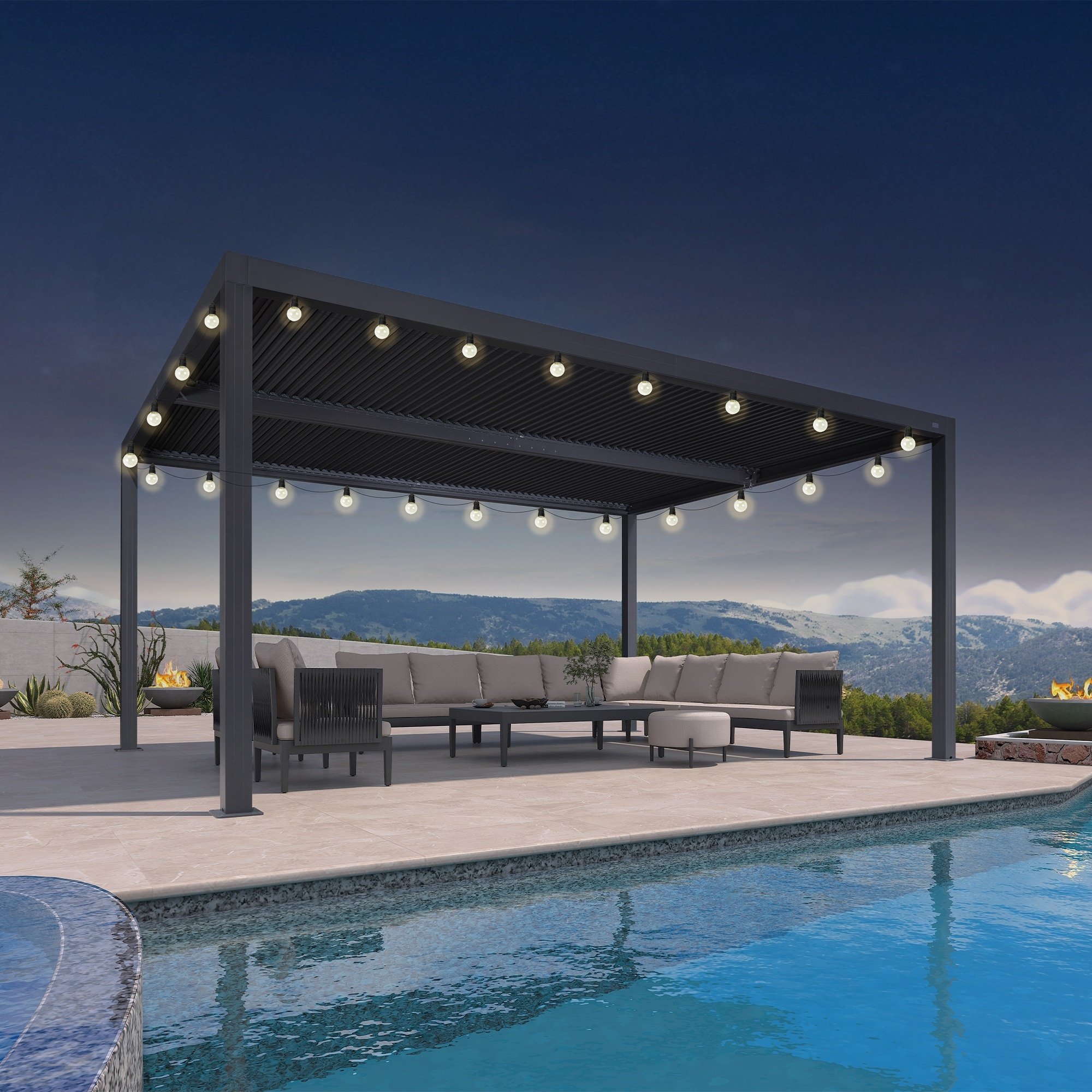 PURPLE LEAF LS04BYXF1216-GY-DP10 Pergolas-2 - View #4