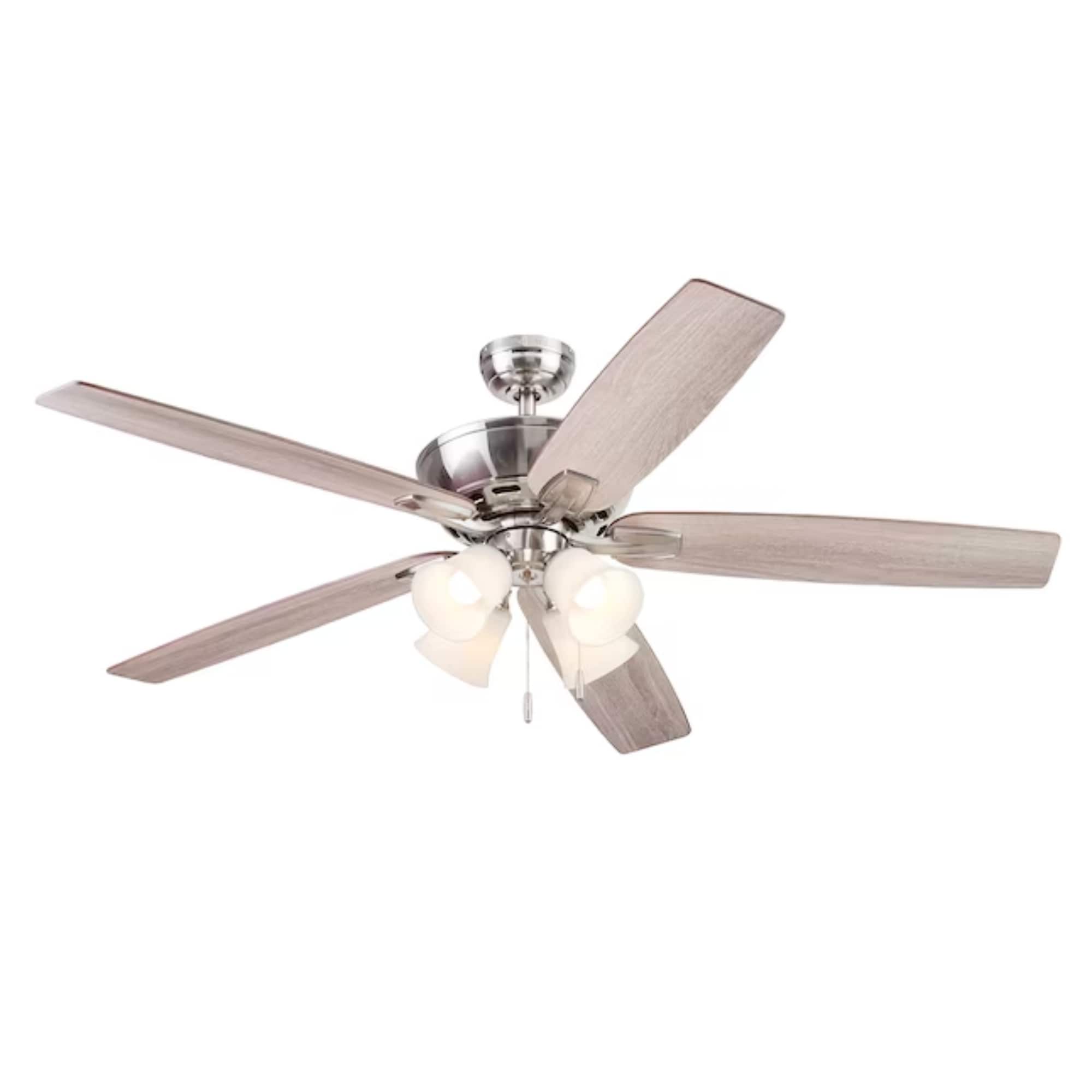 送料無料 日本 Harbor Breeze Macon Bay 62-in Brushed Nickel with Driftwood キッズ/ファミリー
