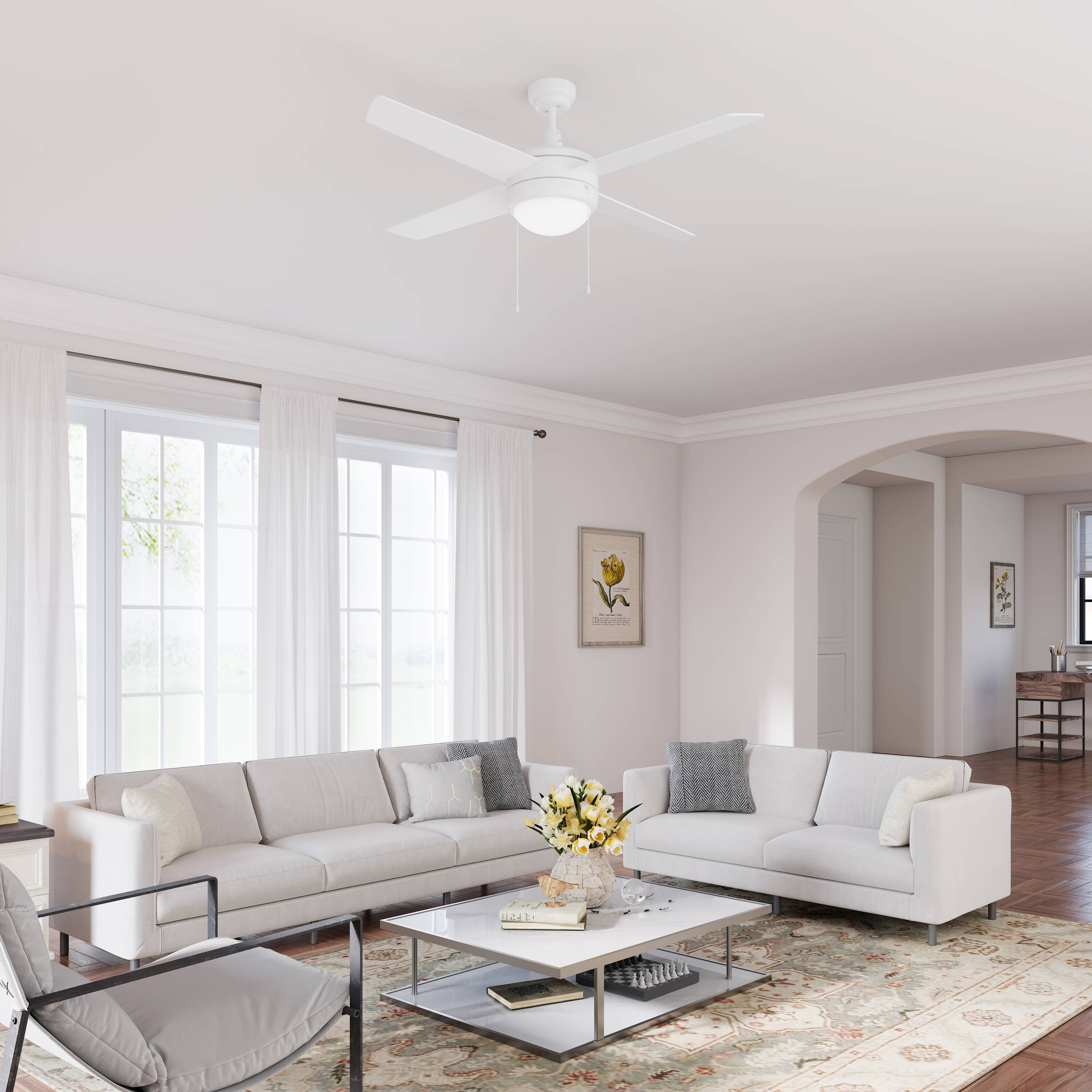 RP Lighting + Fans 1008LED-BN Ceiling-Fans - View #3