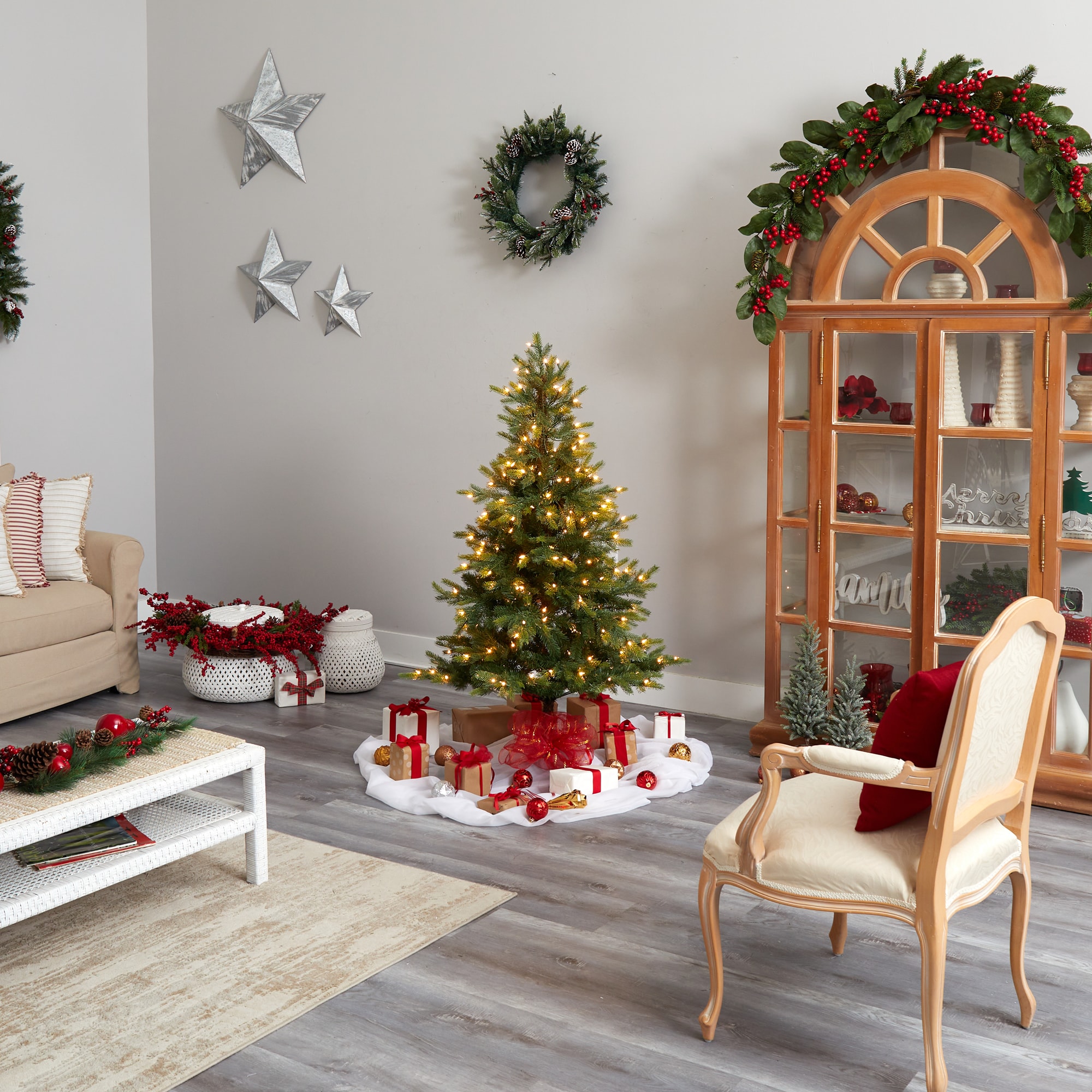 Nearly Natural T3342 Artificial-Christmas-Trees - View #9