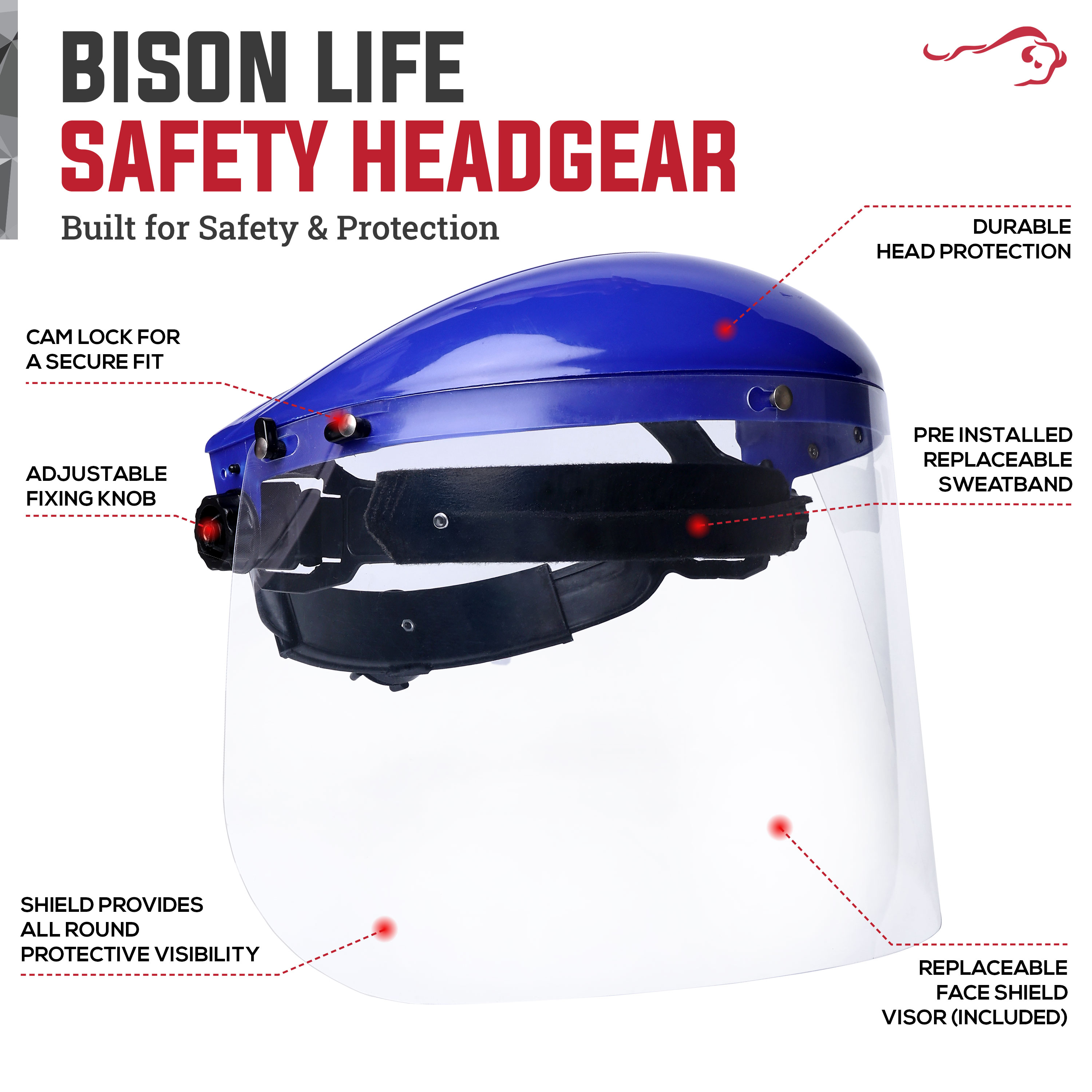 BISON LIFE BIS-HGF-18-2 Protective-Eye-Wear - View #5