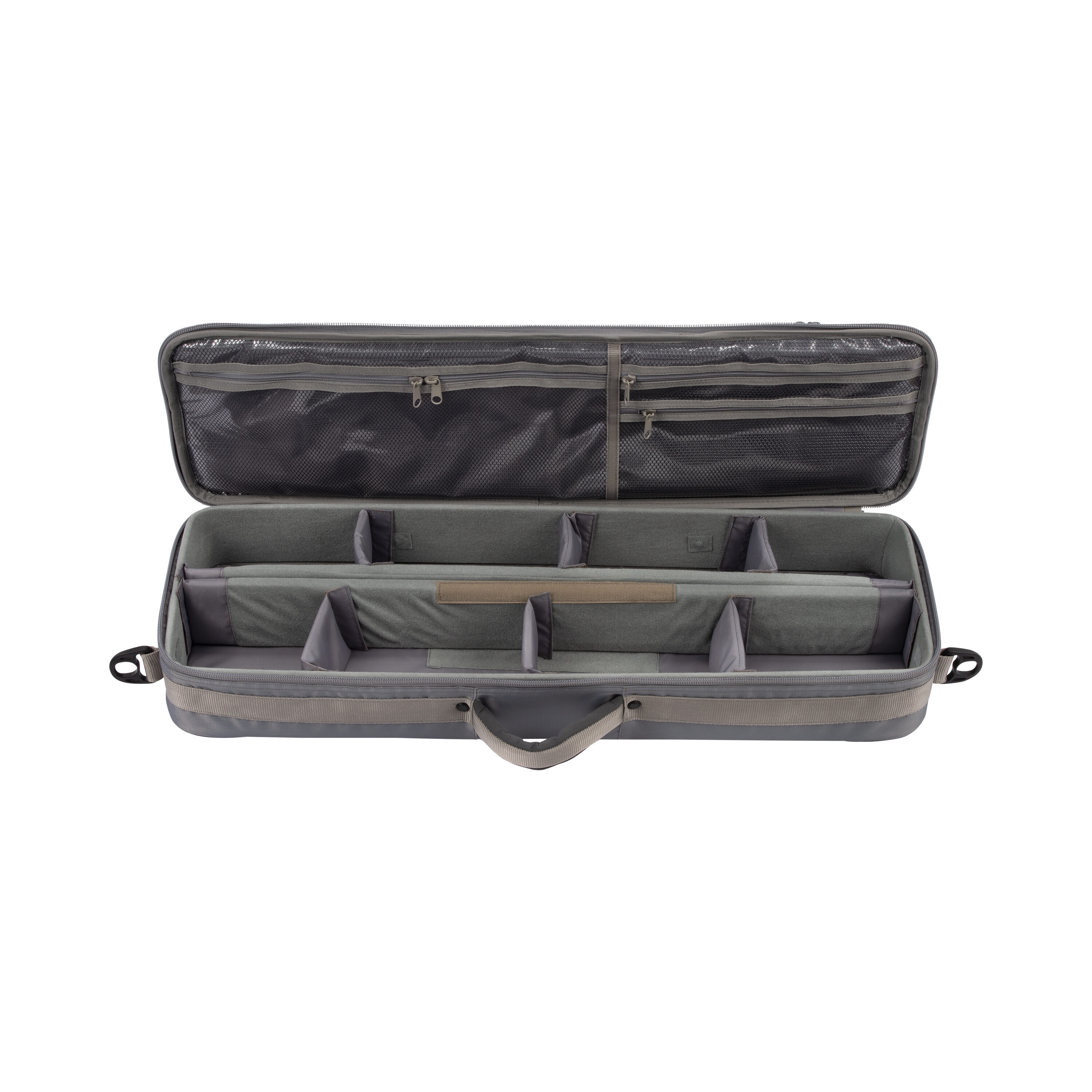 Allen Company Cottonwood Fishing Rod Case, Gray, Water-Resistant, 8  Dividers, Portable with Padded Handles and Shoulder Strap in the Fishing  Gear & Apparel department at