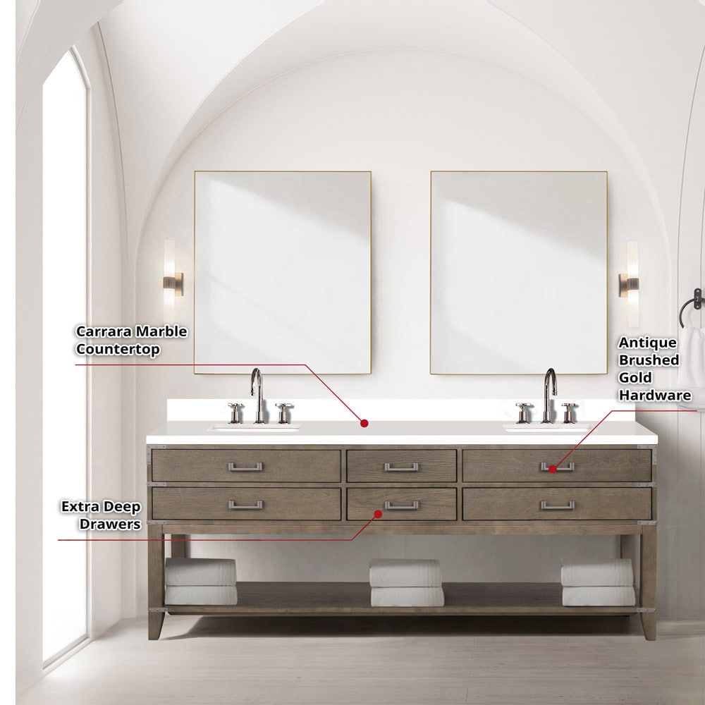 Lexora LVGR84DR211 Bath-Vanity-Combo - View #8