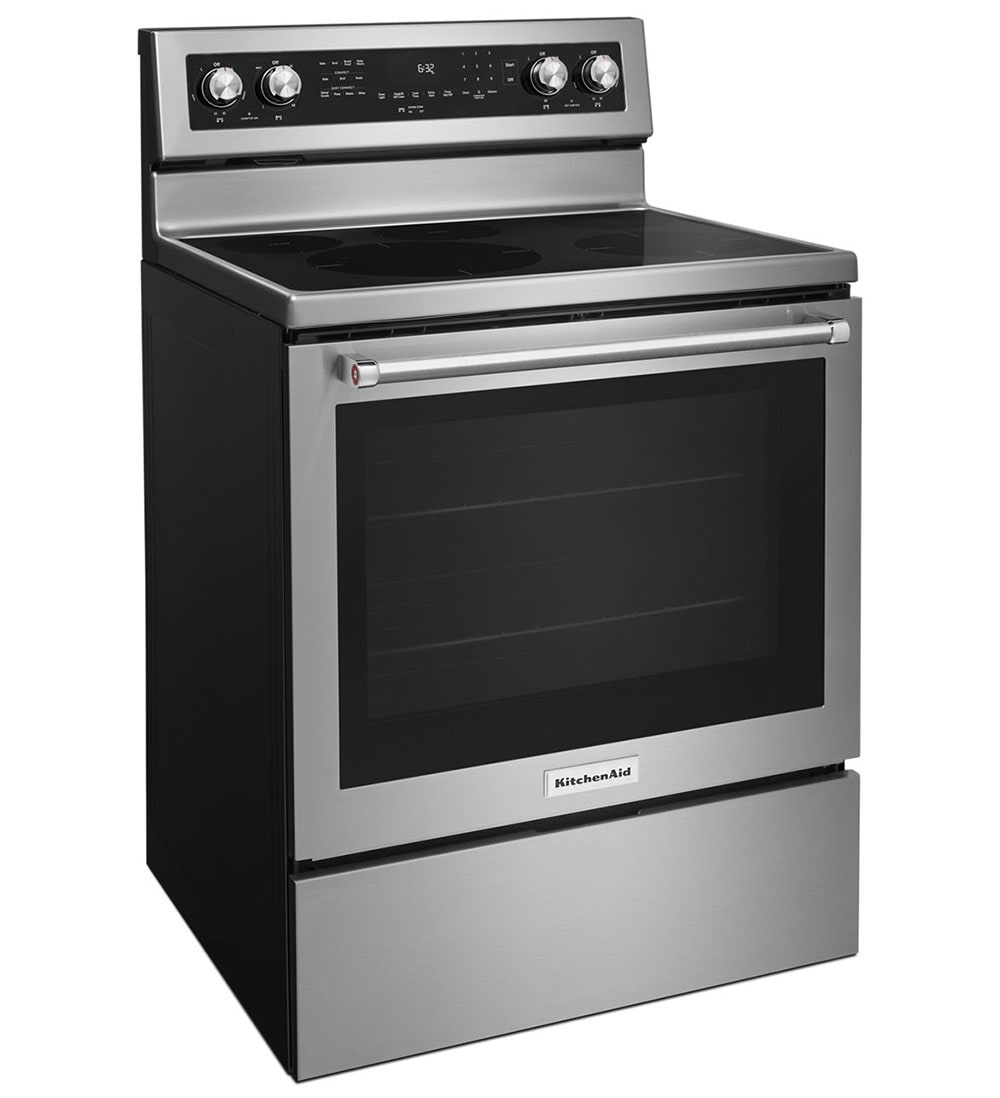 KFED500ESS by KitchenAid - 30-Inch 5 Burner Electric Double Oven