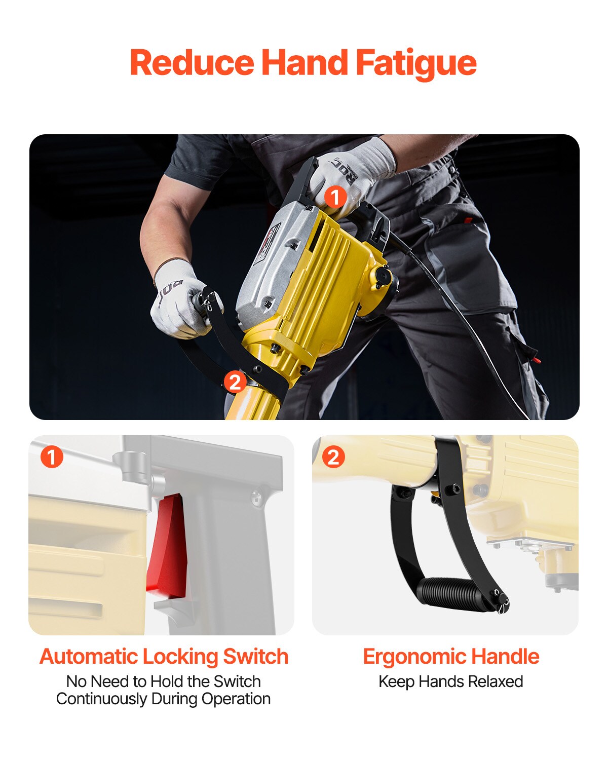 VEVOR SCDXDH2200W407985V1 Demolition-Hammers - View #6