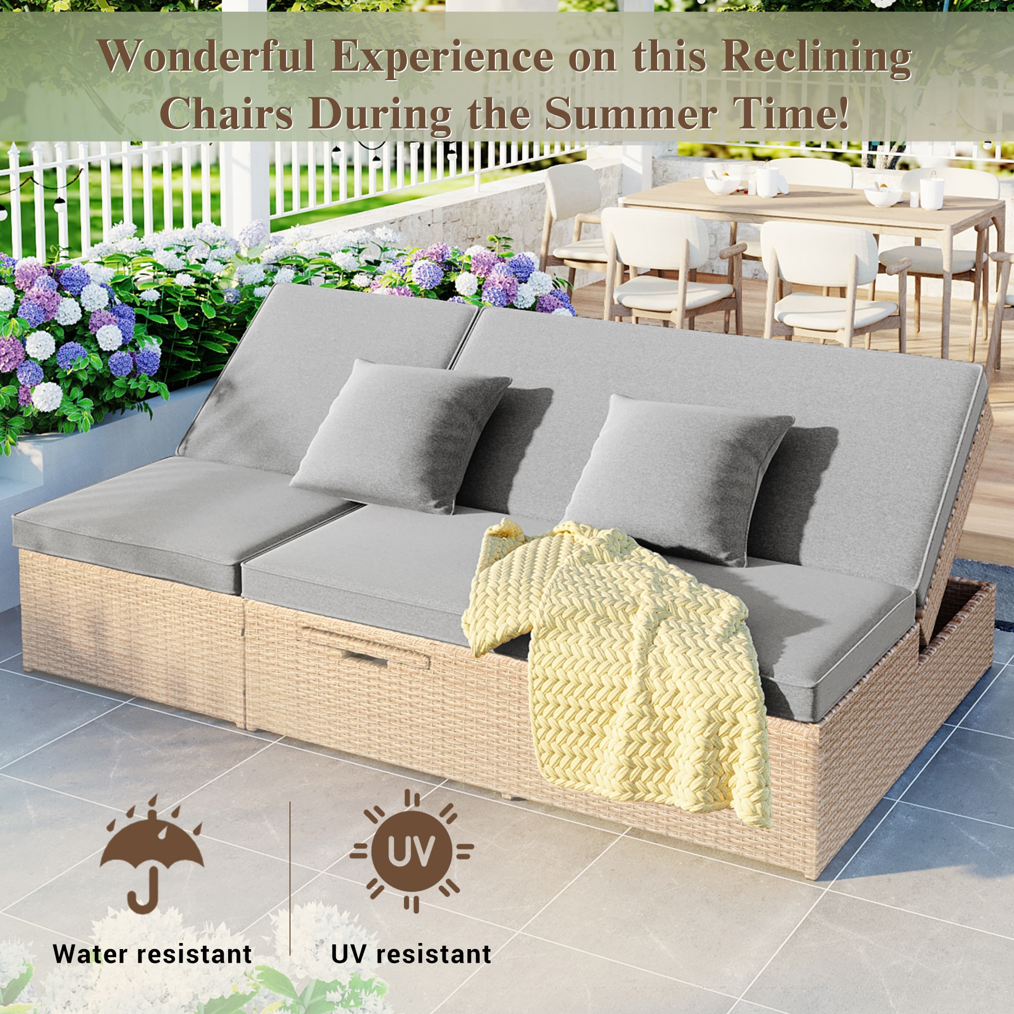 Forclover MONMTM14BN Patio-Conversation-Sets - View #4