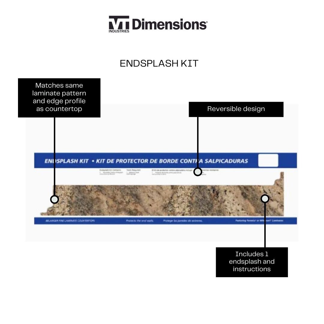 VT Dimensions 016958169993547FXRD Laminate-Side-Splashes - View #5