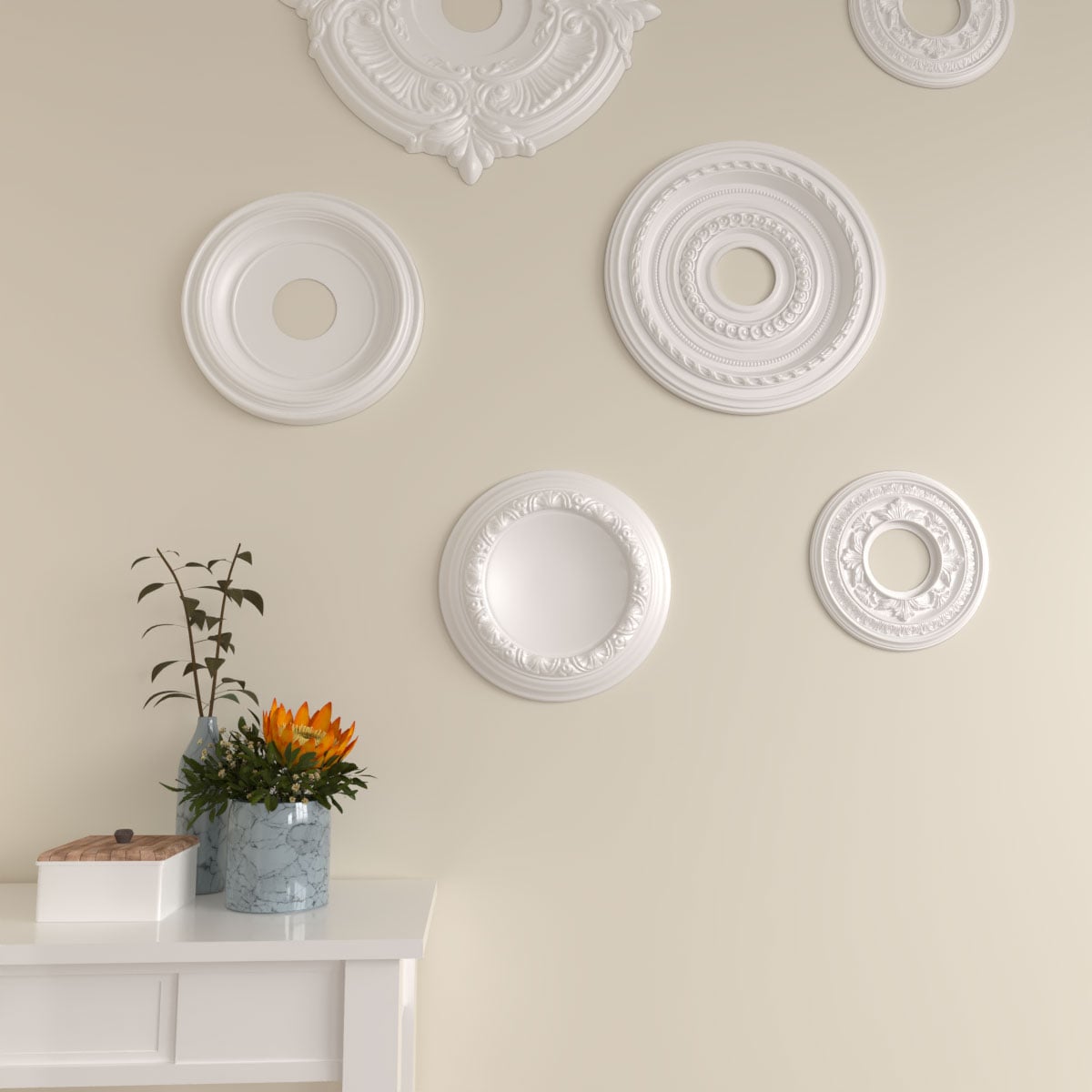 Ekena Millwork CM12CA Ceiling-Medallions - View #7