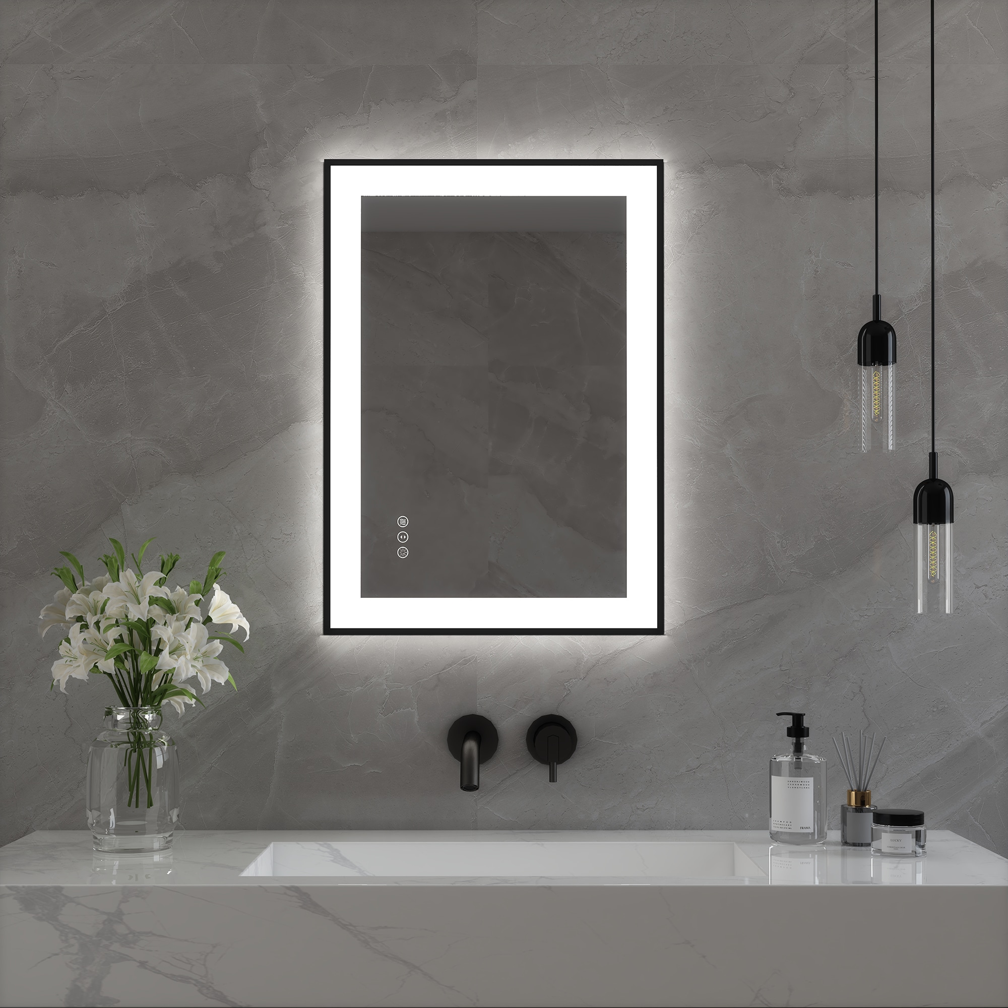 CASAINC JS-2436R-B4-X-X-1 Framed-Bath-Mirrors - View #3