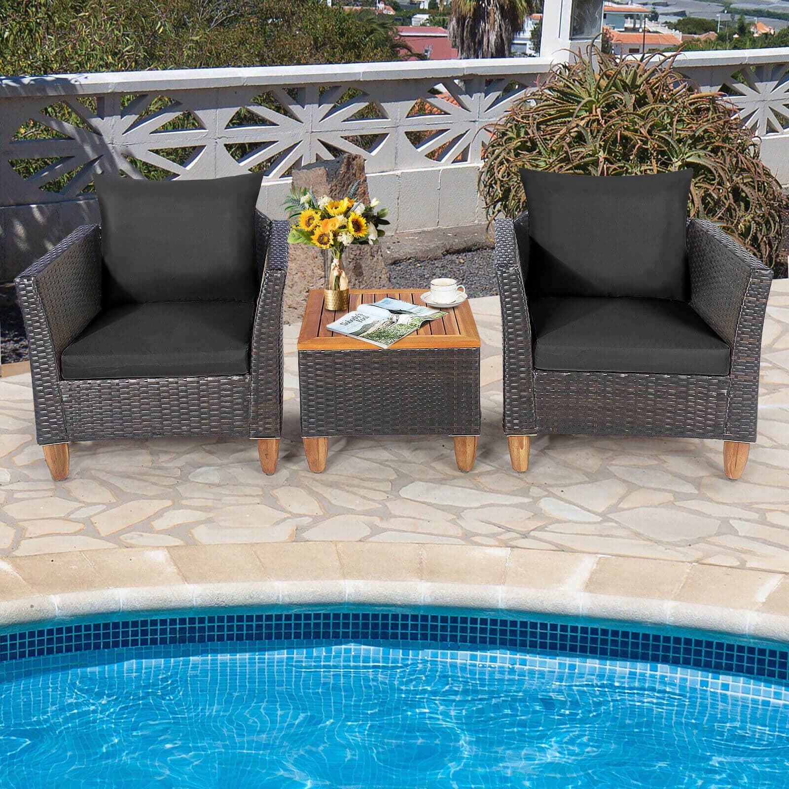 WELLFOR BASINGG22 Patio-Chairs - View #3