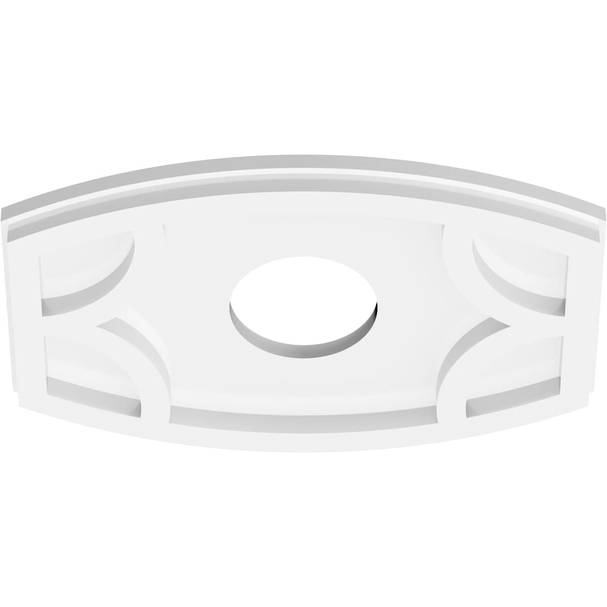 Ekena Millwork CMP12X8KY-03000 Ceiling-Medallions - View #2
