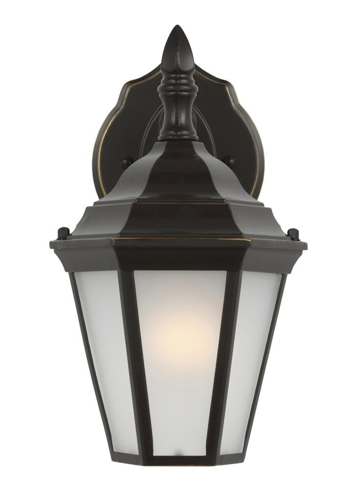 Generation Lighting 89937-71 Bakersville 1 -Light 11-in H Antique Bronze Hardwired Outdoor Wall Light