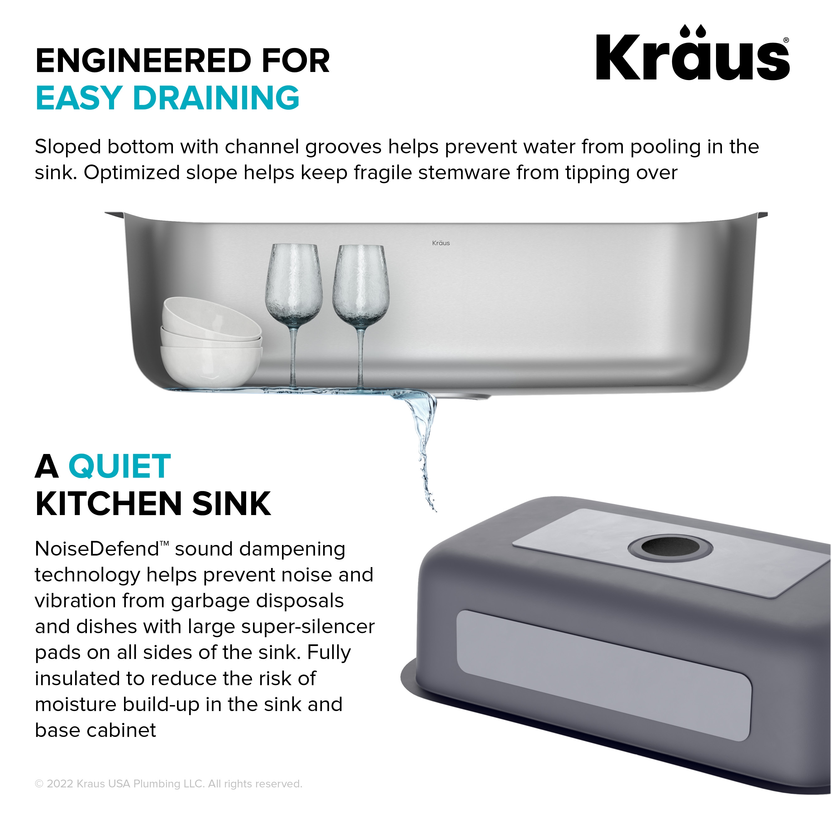 Kraus KBU44 Kitchen-Sinks - View #8