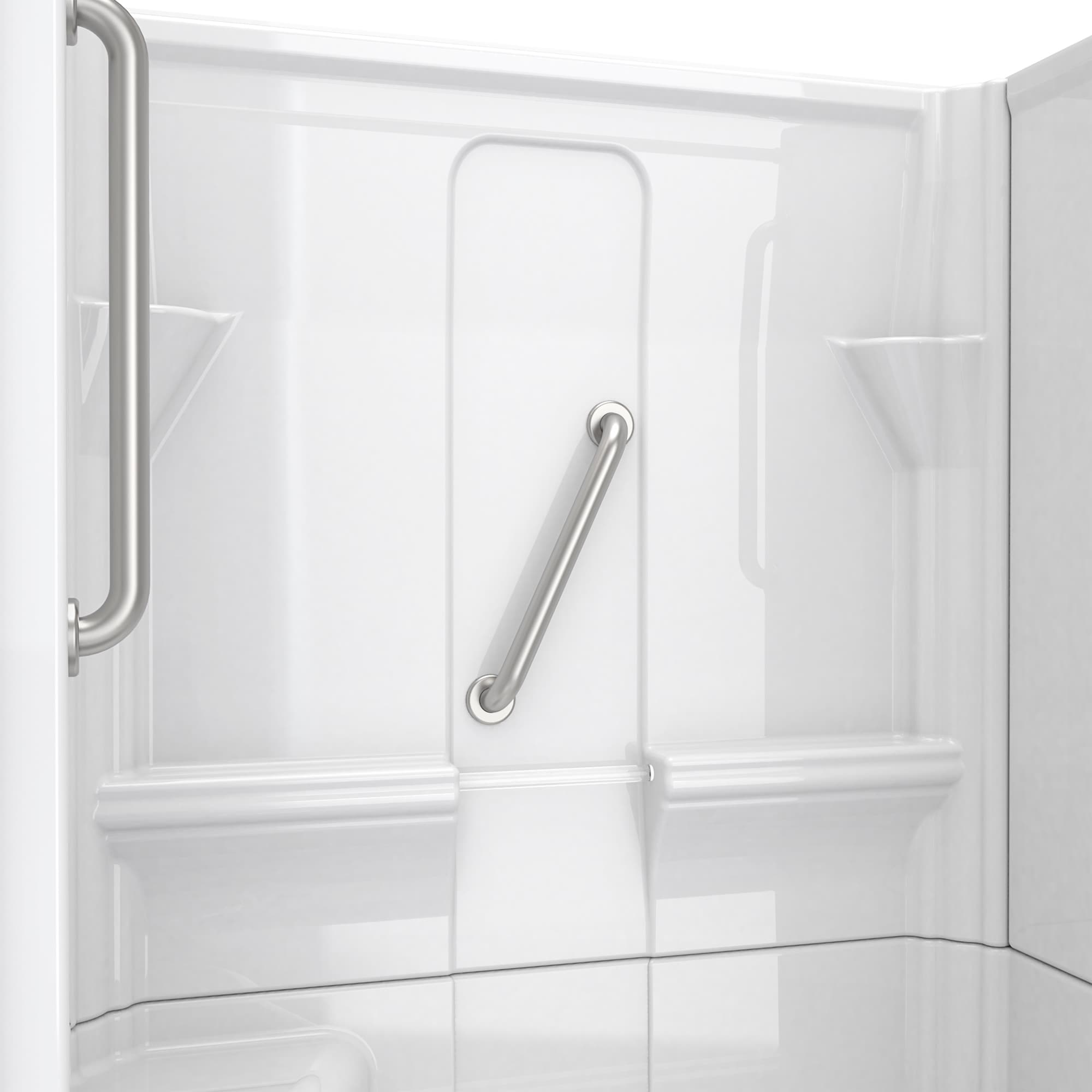Laurel Mountain 6030SH1S4PSLWB2 Alcove-Shower-Kit - View #8