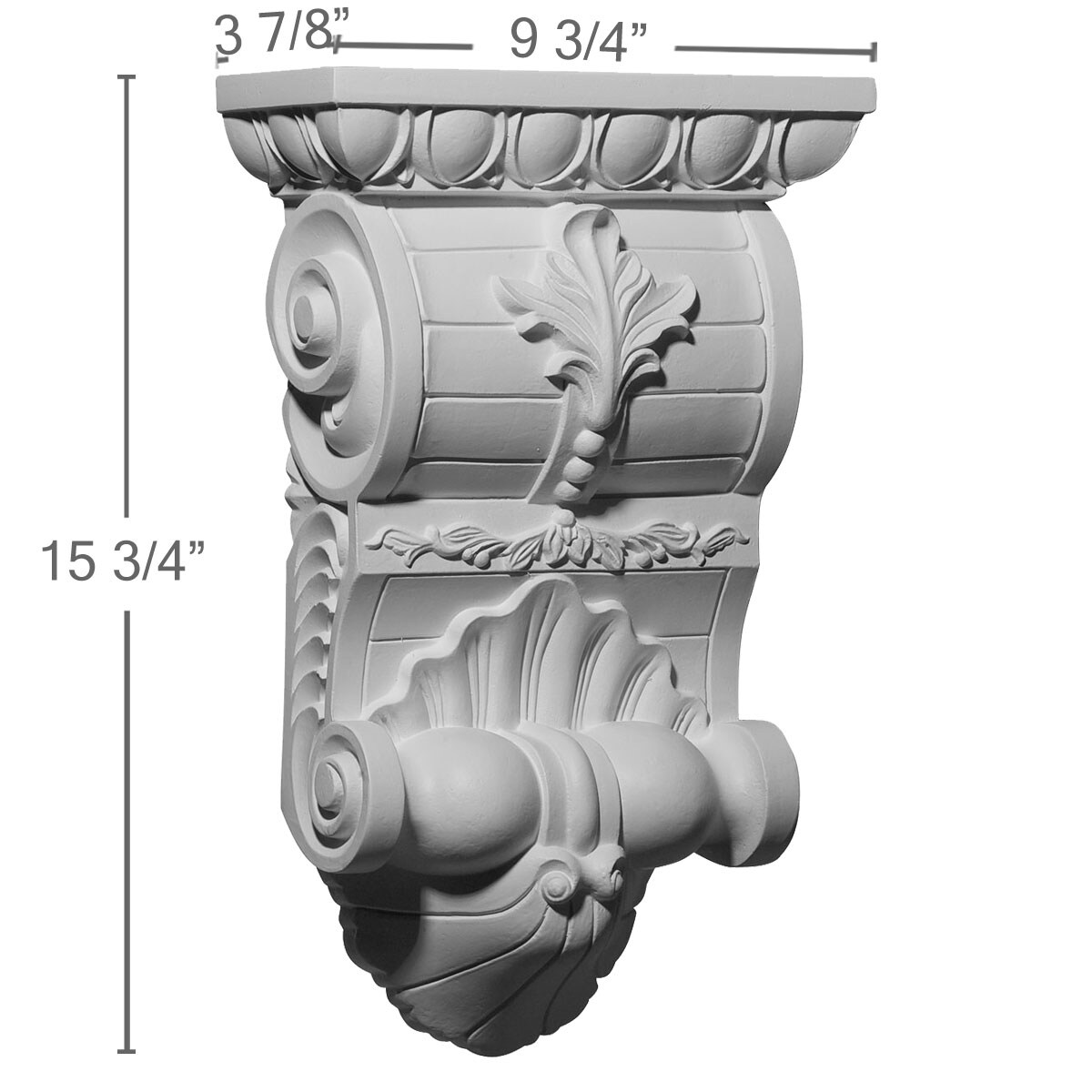 Ekena Millwork COR09X03X15LI corbels - View #2