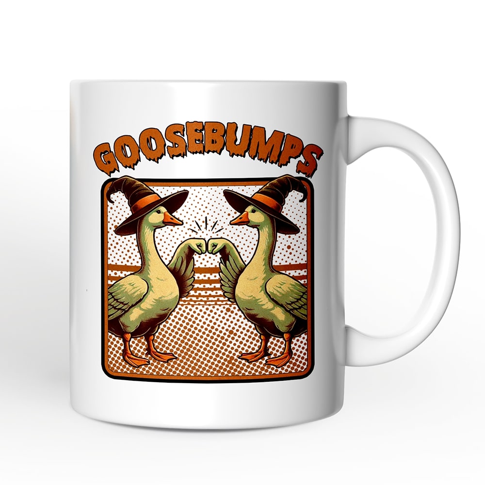OrnamentallyYou Goosebumps Mug Retro Best Friend Halloween Goose Gift #NPCM134