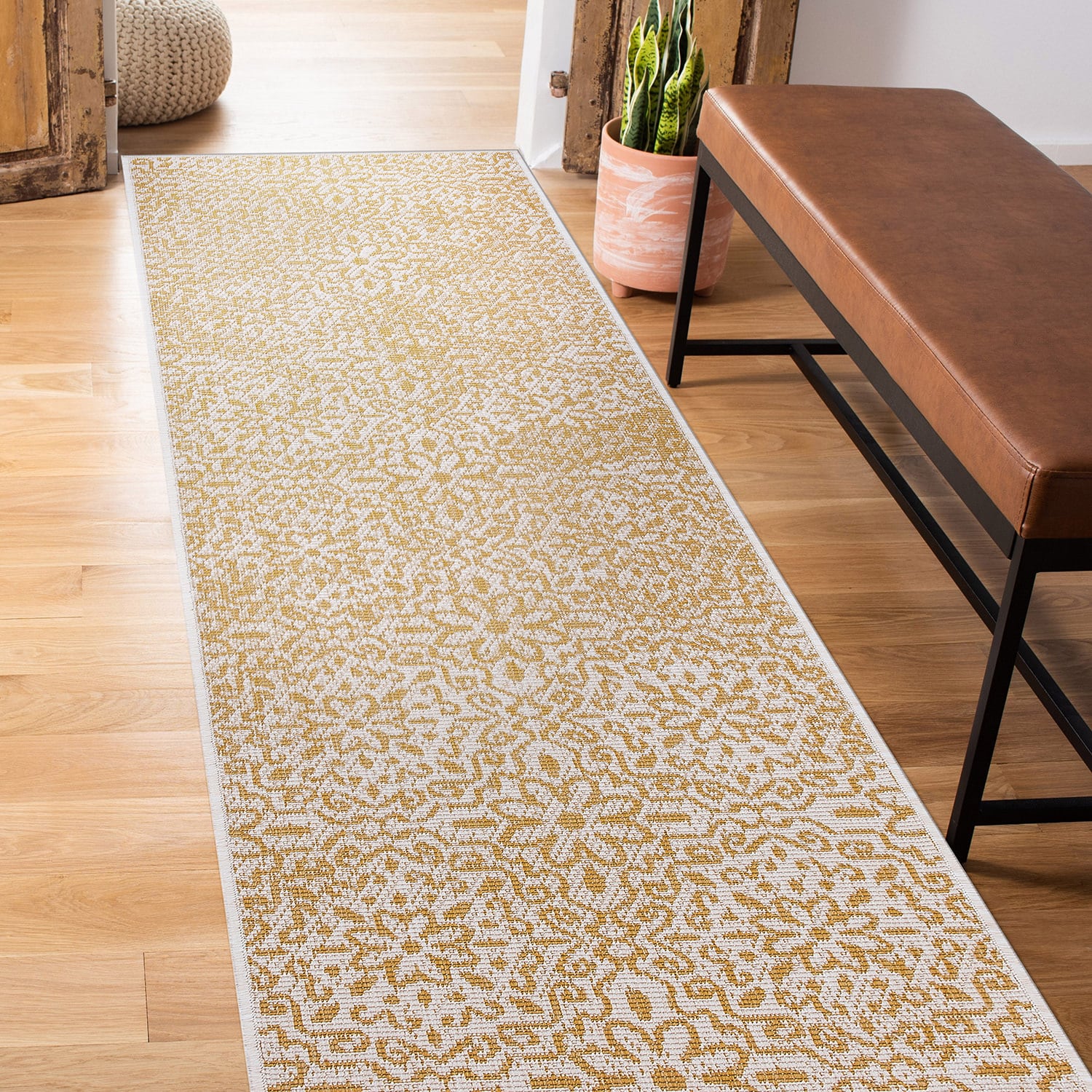 World Rug Gallery 4026YELLOW2X7 rugs - View #9
