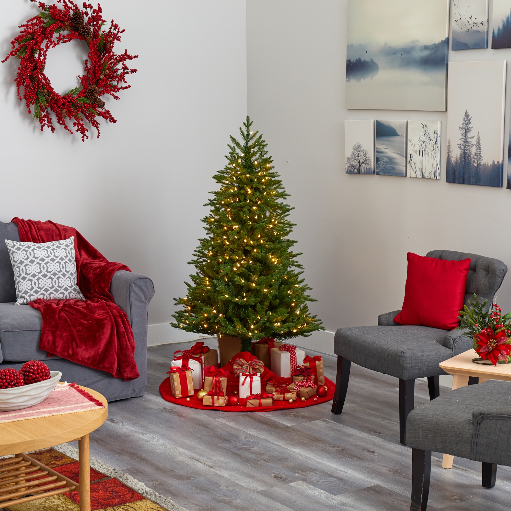 Nearly Natural T1478 Artificial-Christmas-Trees - View #8