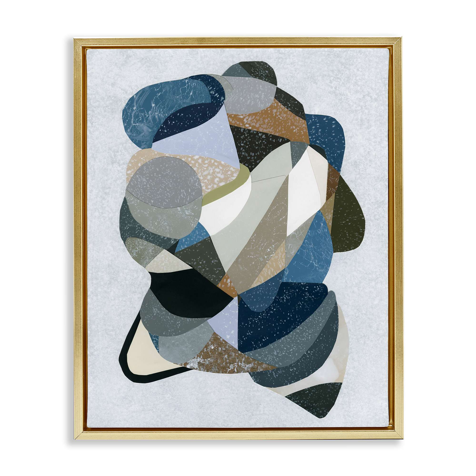 Stupell Industries BS-358-FFG-16X20 Fluid Movement Geometrics Floating Frame design by Coco Good