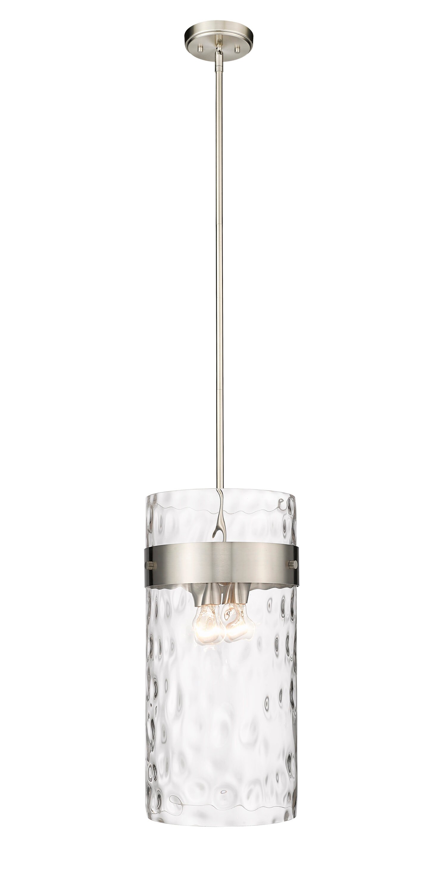 Z-Lite Fontaine 4-Light Brushed Nickel Modern/Contemporary Clear