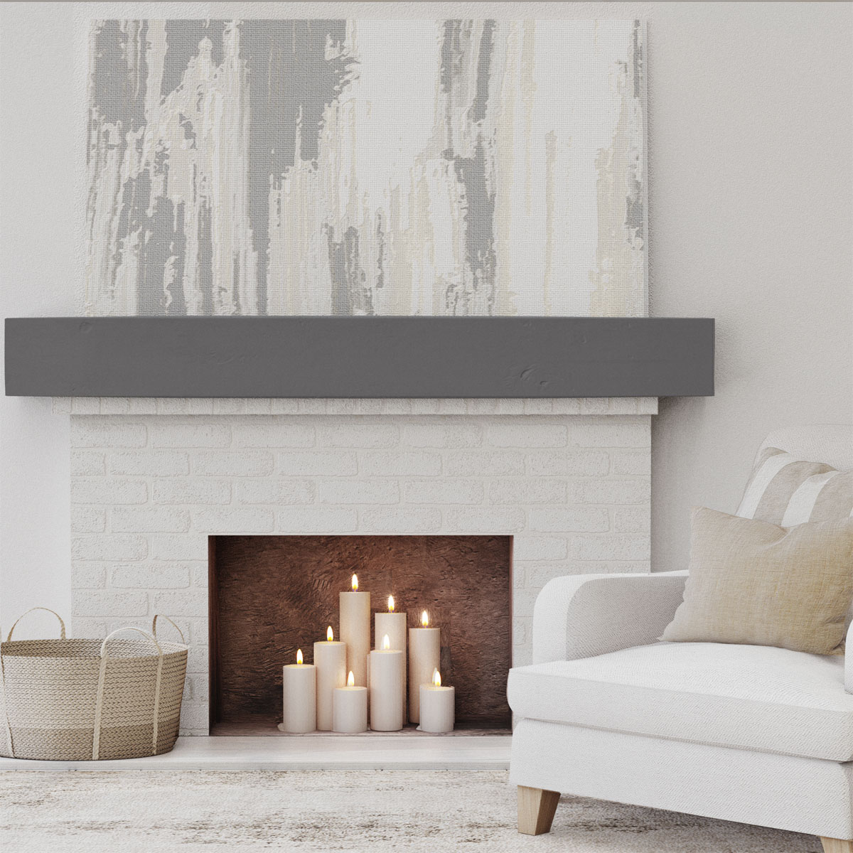 Ekena Millwork MANUKP08X10X48AC Mantel-Shelves - View #6