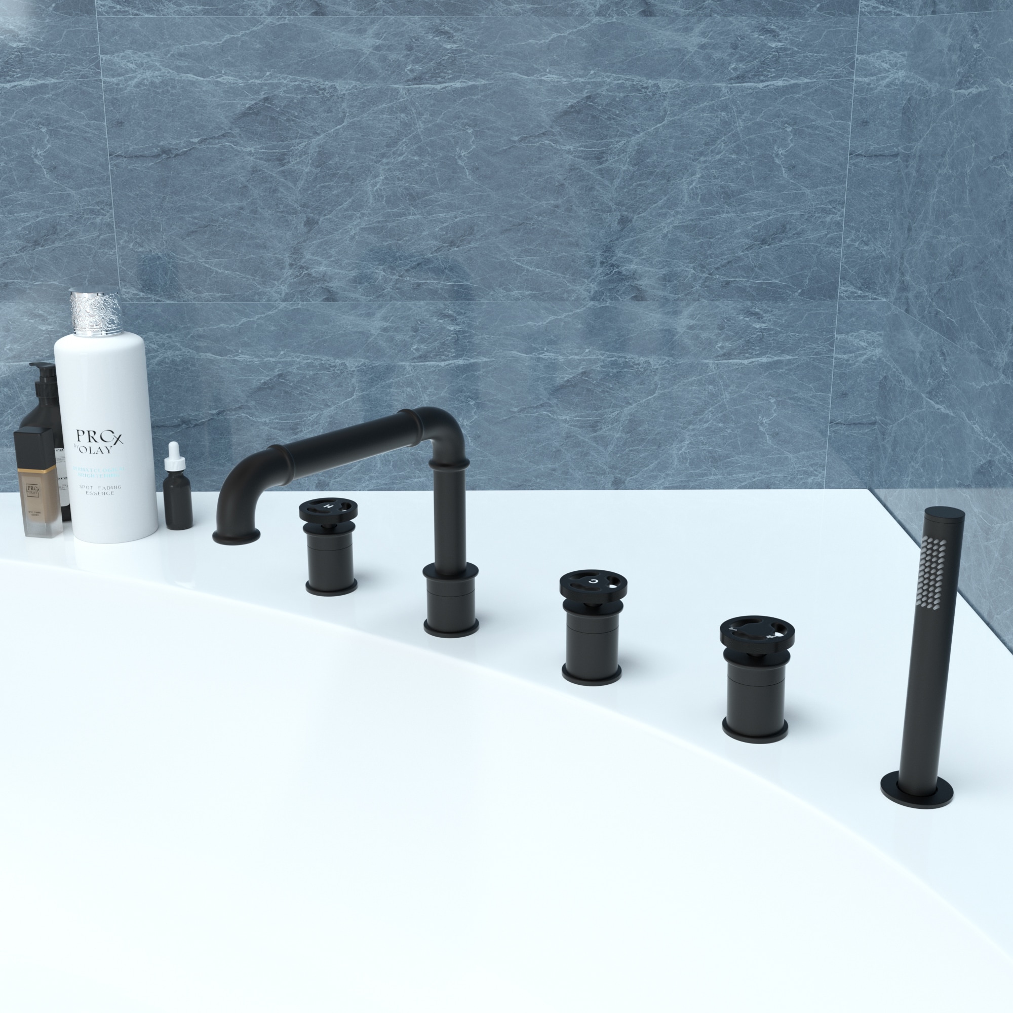 WELLFOR WB-0991 Roman-Tub-Faucets - View #6