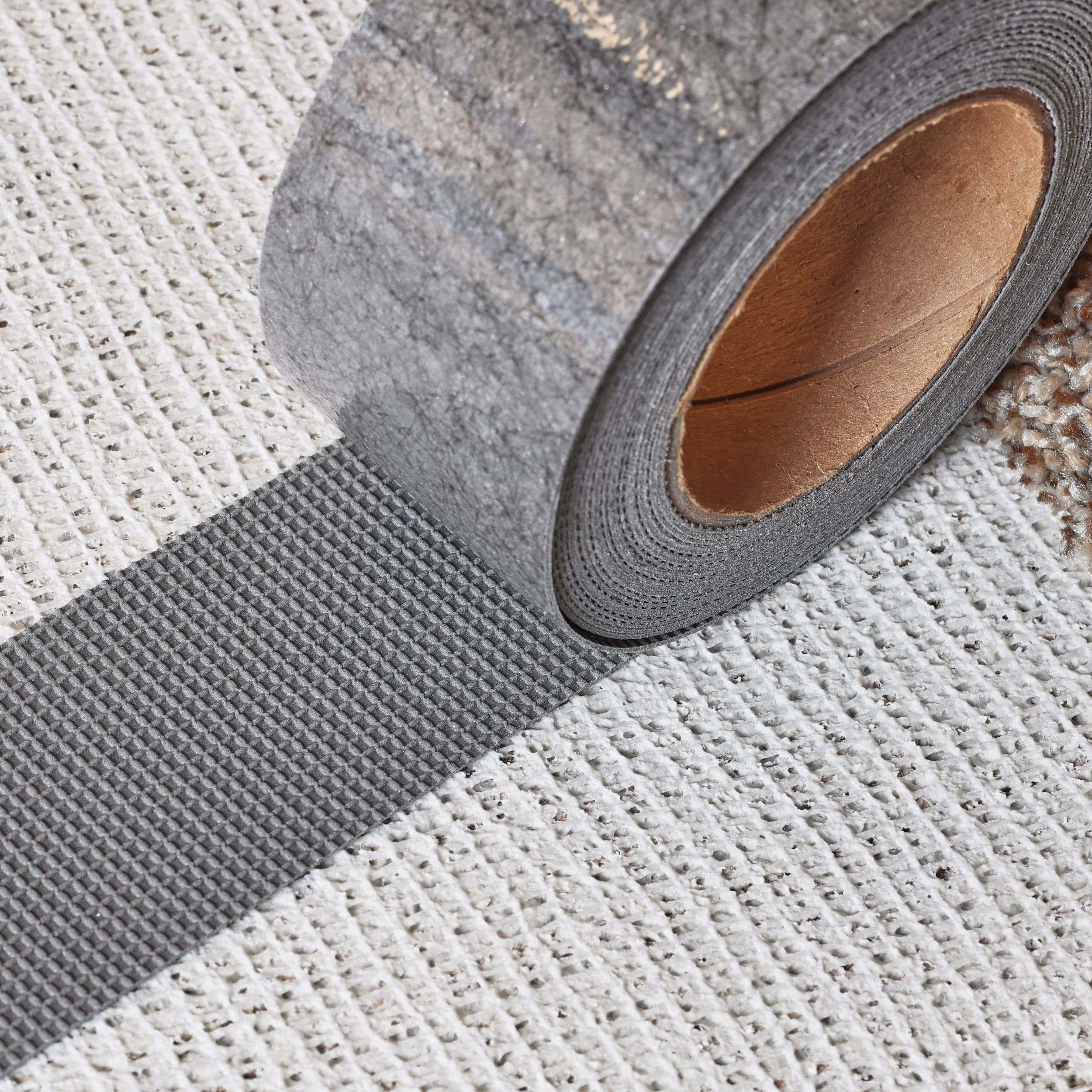 Nance Great Grip Rug Tape 2.5-in x 25-ft Gray Anti-Slip Rug Tape in the  Flooring Tape department at