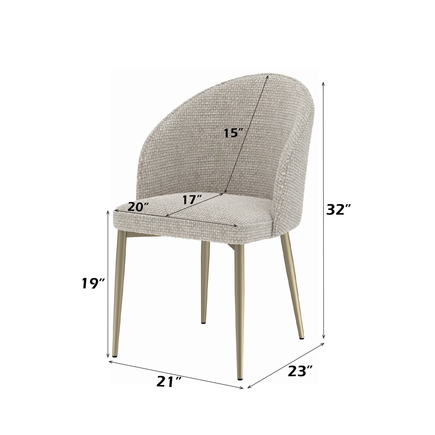 FlowLuxe X2D31KUWWM7I Dining-Chairs - View #4