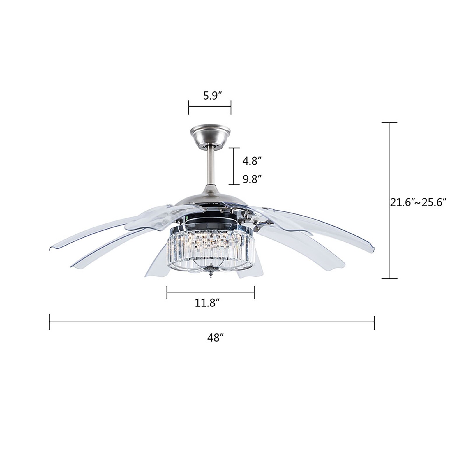 Oukaning HG-HCXLST-4711-US Ceiling-Fans - View #4