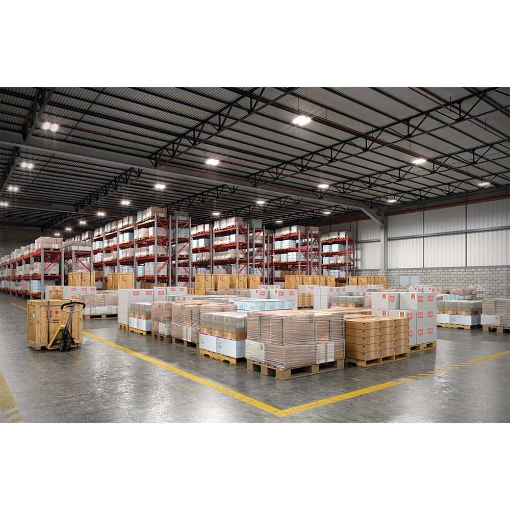 14'' White Aluminum LED High Bay Light with Dimmable Feature
