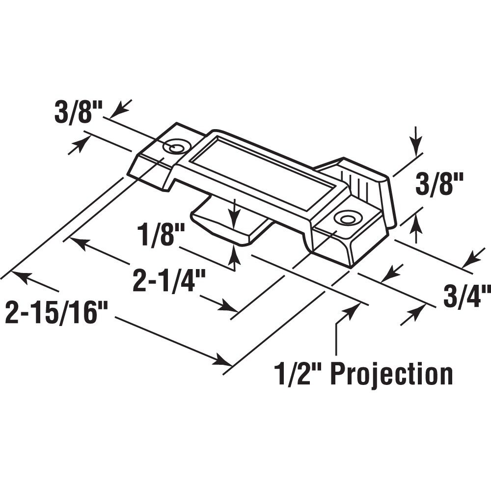 Prime-Line F 2783 Horizontal-Sliding-Window-Sash-Locks - View #2