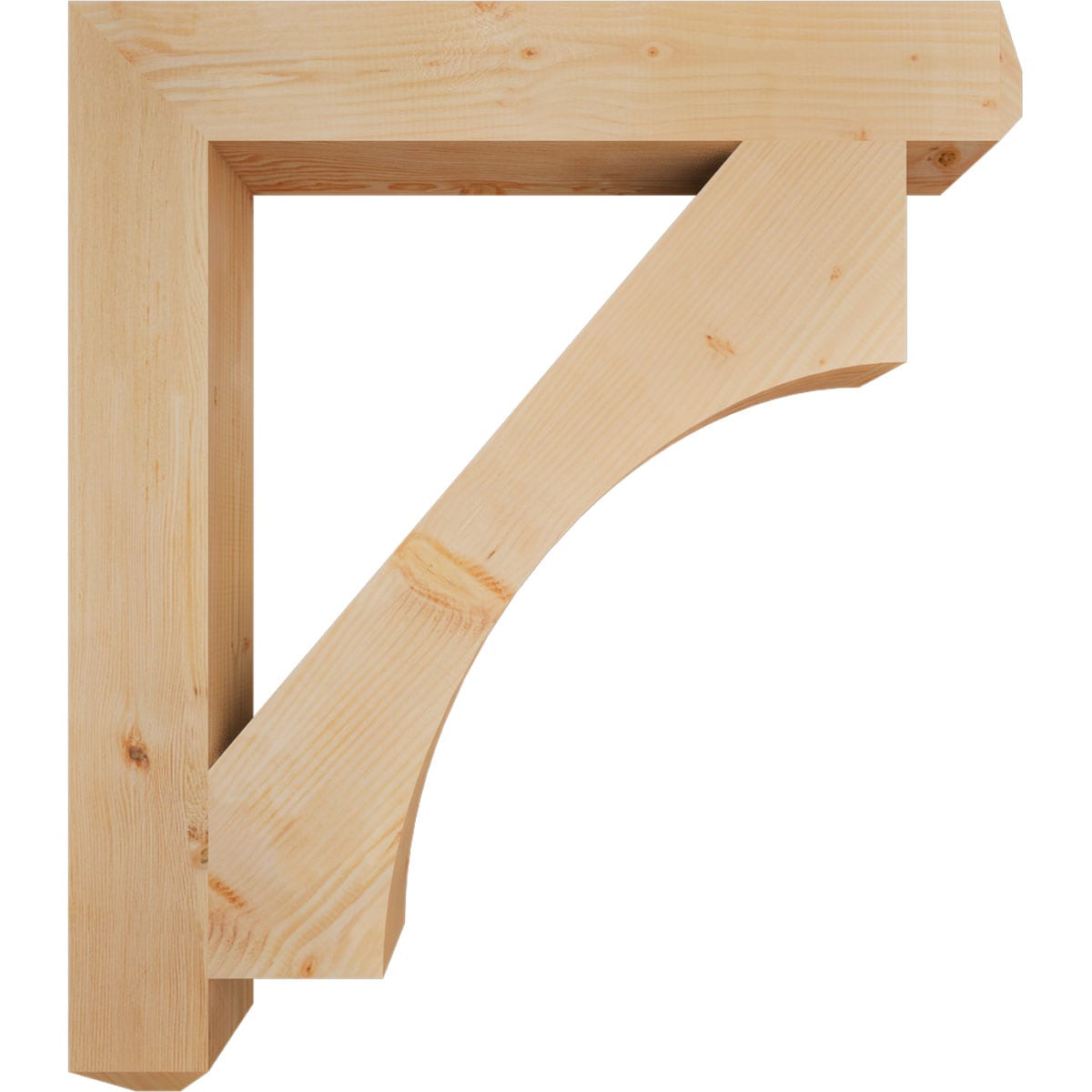 Ekena Millwork BKT06X42X48WTL04SDF Exterior-Brackets-Braces - View #3