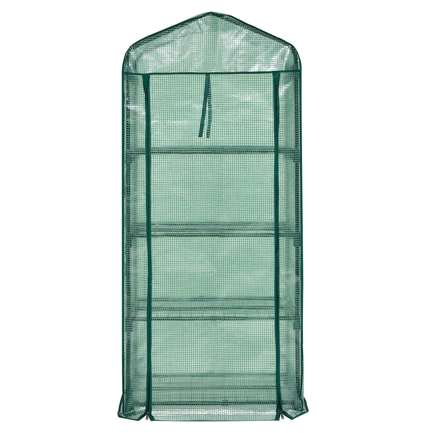 WELLFOR GT-HJY-3773 CW Greenhouse 2.33-ft L x 1.58-ft W x 5.25-ft H Green Greenhouse Kit