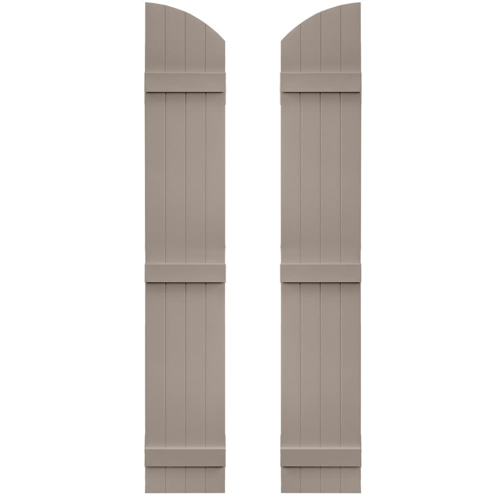 Vantage V5931485008 13.875-in W x 85-in H Clay Board and batten Exterior Shutters ( 1 -Pack )