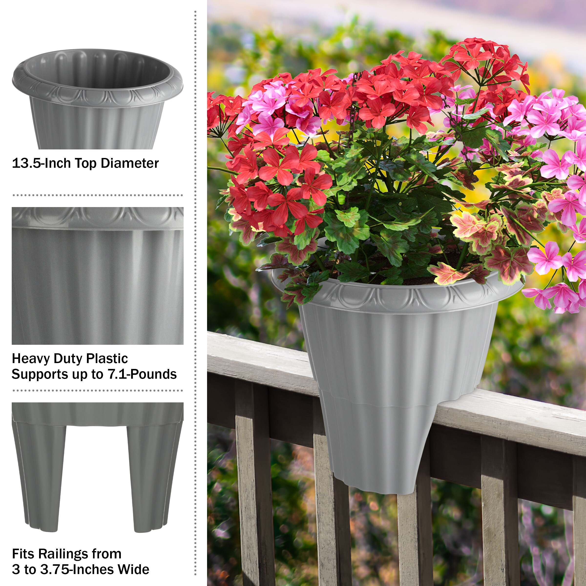 Pure Garden 50-LG1464 Planter-Window-Box - View #4