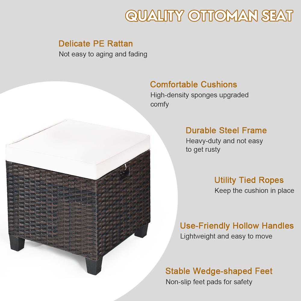 Goplus HW63237CR Stools-Ottomans - View #7