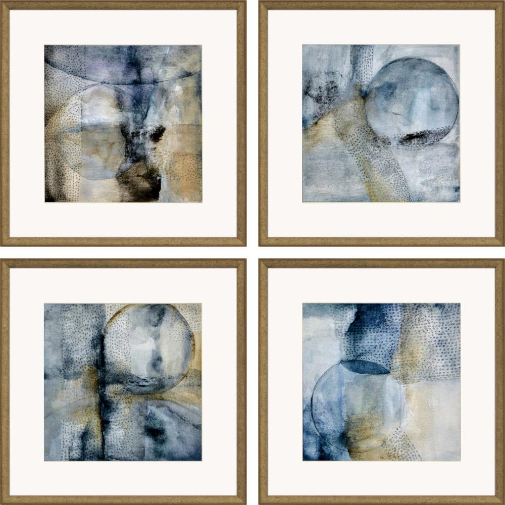 Paragon 7399 Wood Framed 21-in H x 21-in W Abstract Paper Print