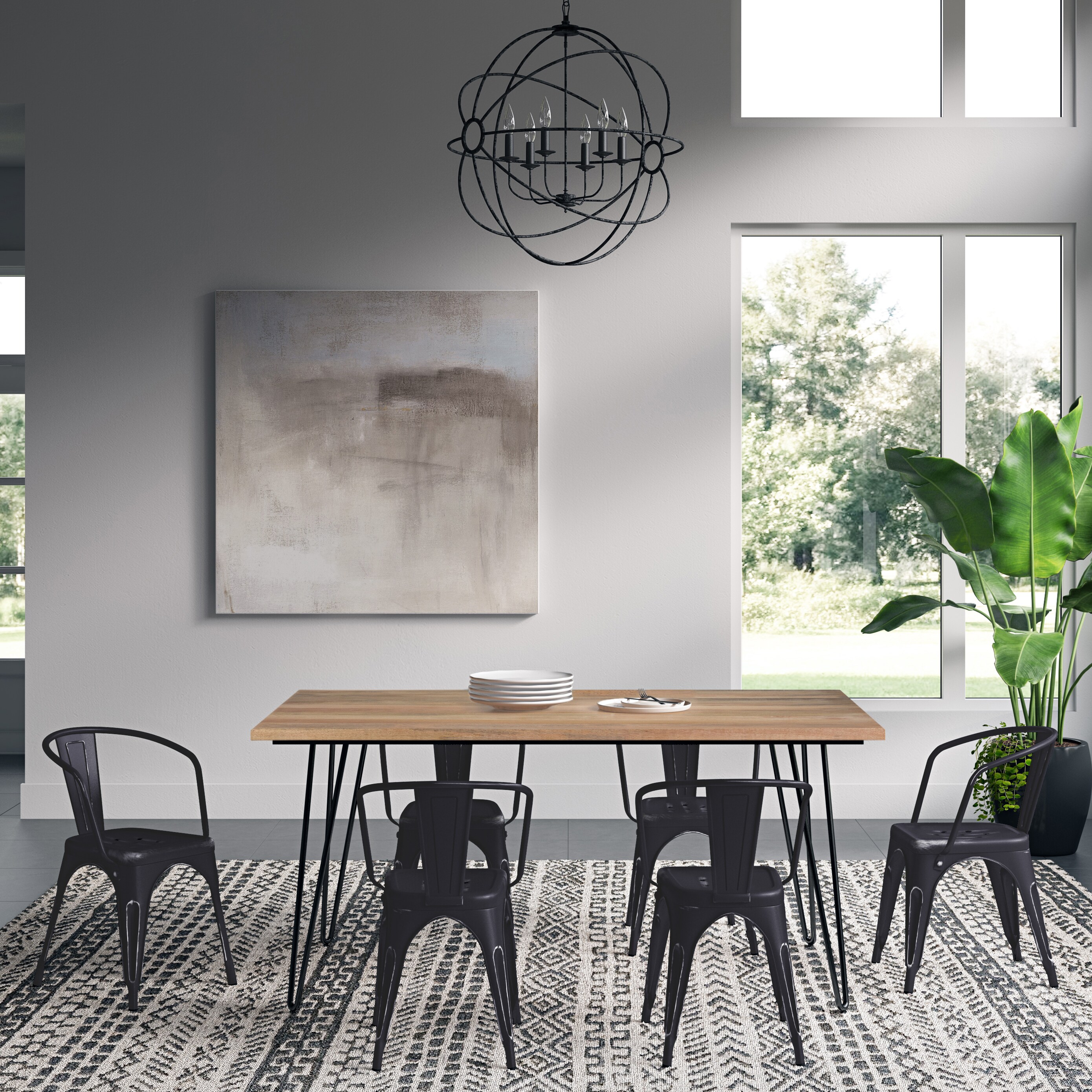 Simpli Home AXCDS7LRHBL Dining-Sets - View #8