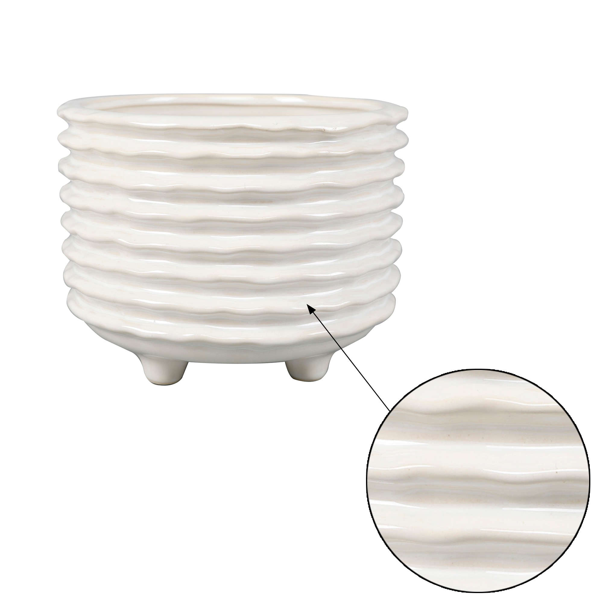 allen + roth CT4412-IVORY Planter-Window-Box - View #7