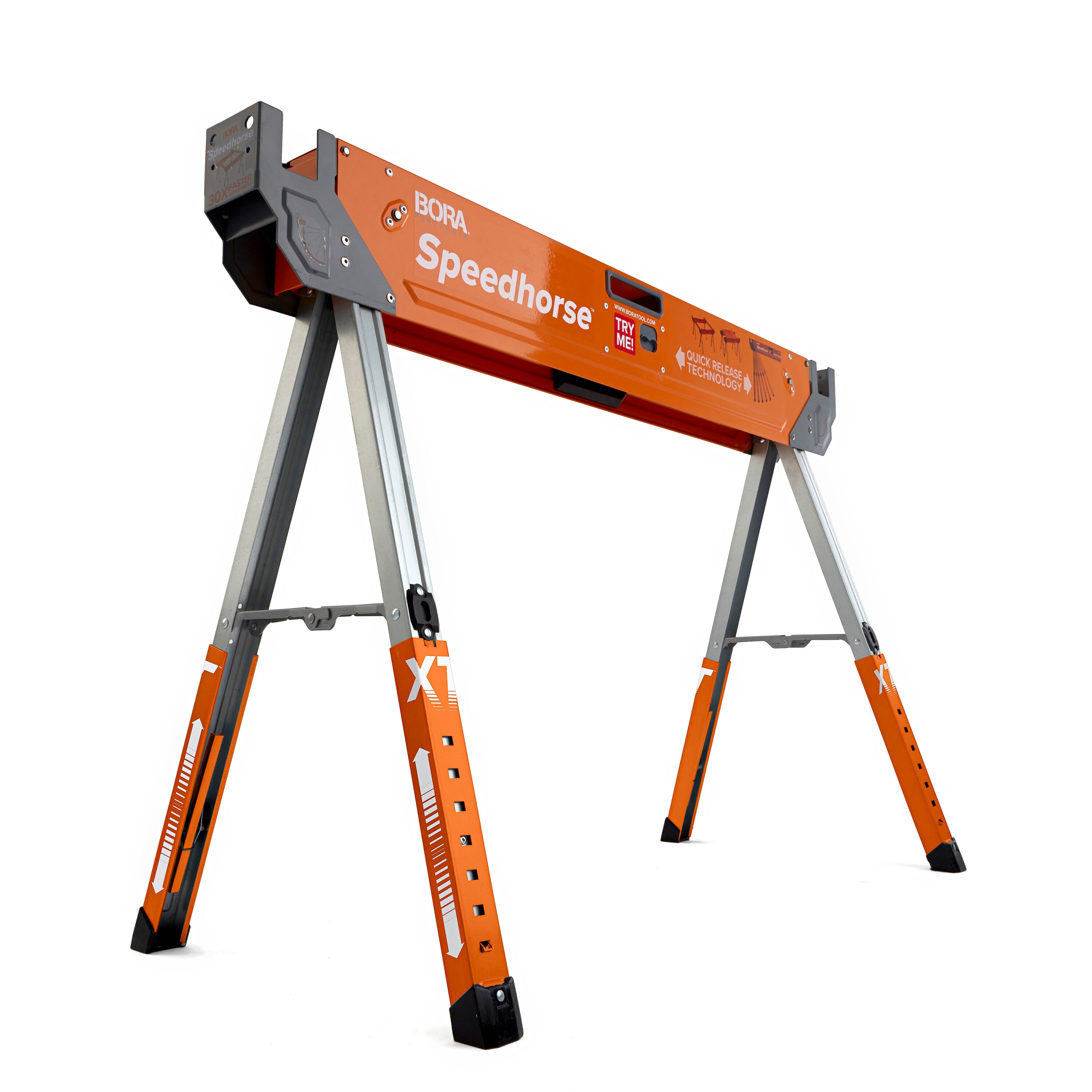 BORA - 45-in W x 36-in H Adjustable Metal Saw Horse ( 1500-lb Capacity)