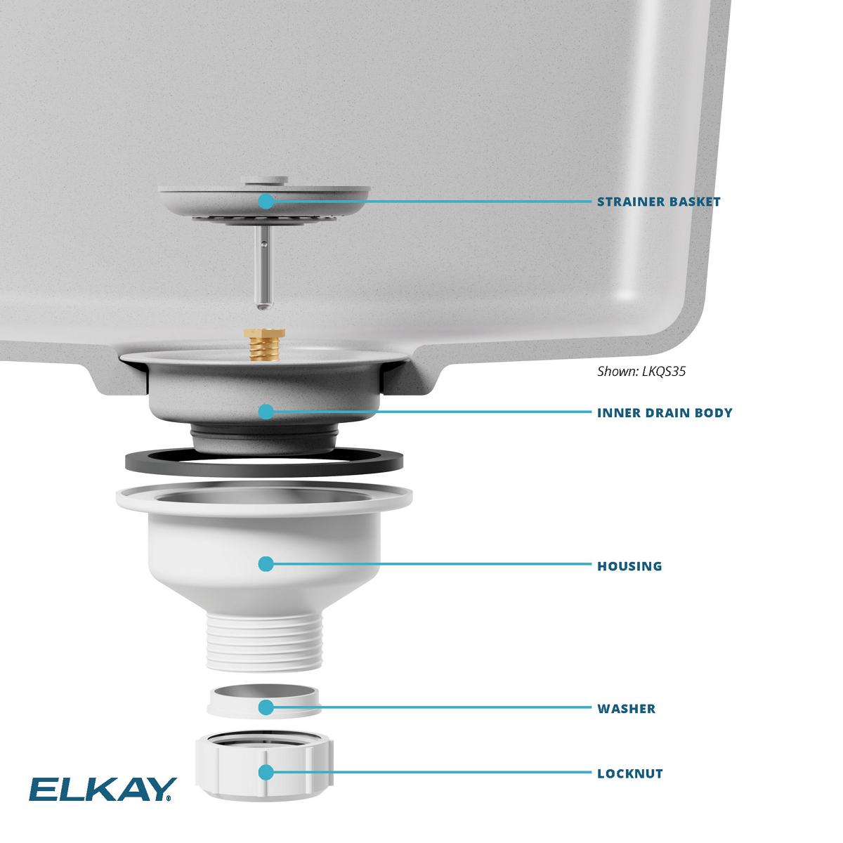 Elkay LKQS35BQ Kitchen-Sink-Strainers - View #4