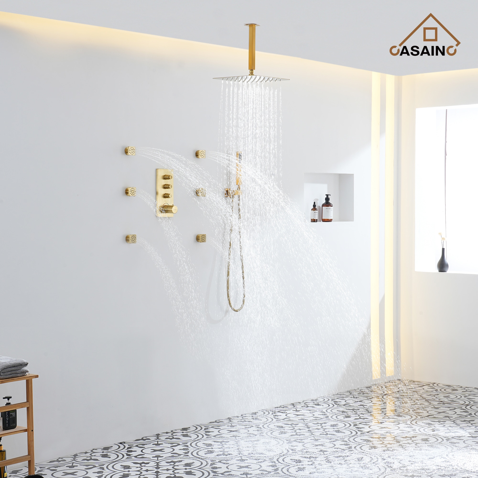 CASAINC CA-102009LK-4 Showerhead-Bar-Panels - View #7