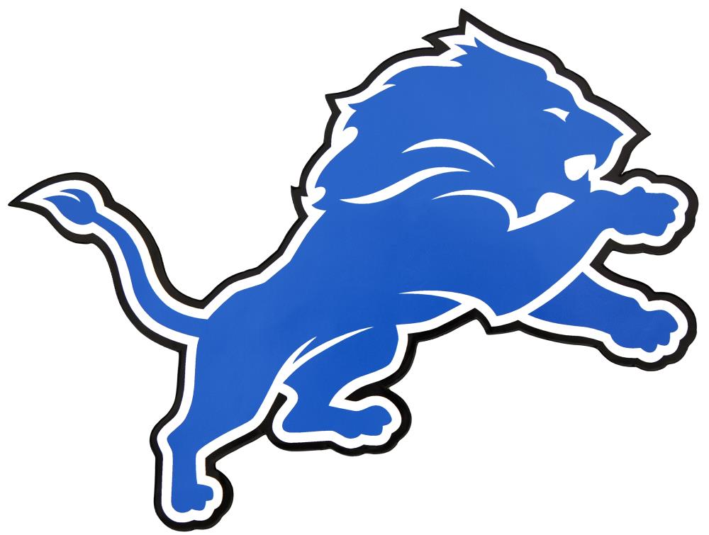 Detroit Lions 6'' x 12'' Pride Mrs & Mrs Sign