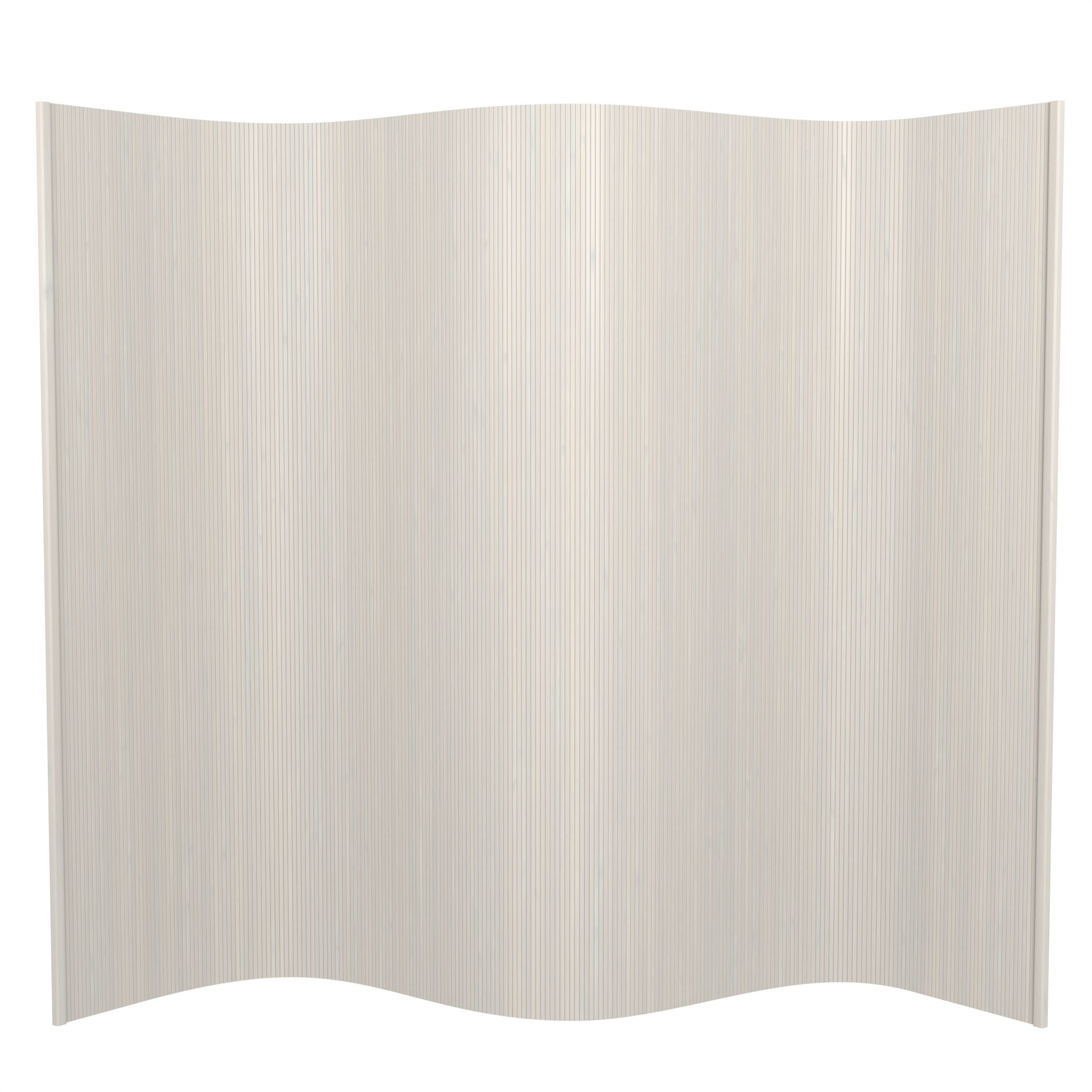Red Lantern BF-75-WHT 1 -Panel White Wood Folding Contemporary/Modern Style Room Divider